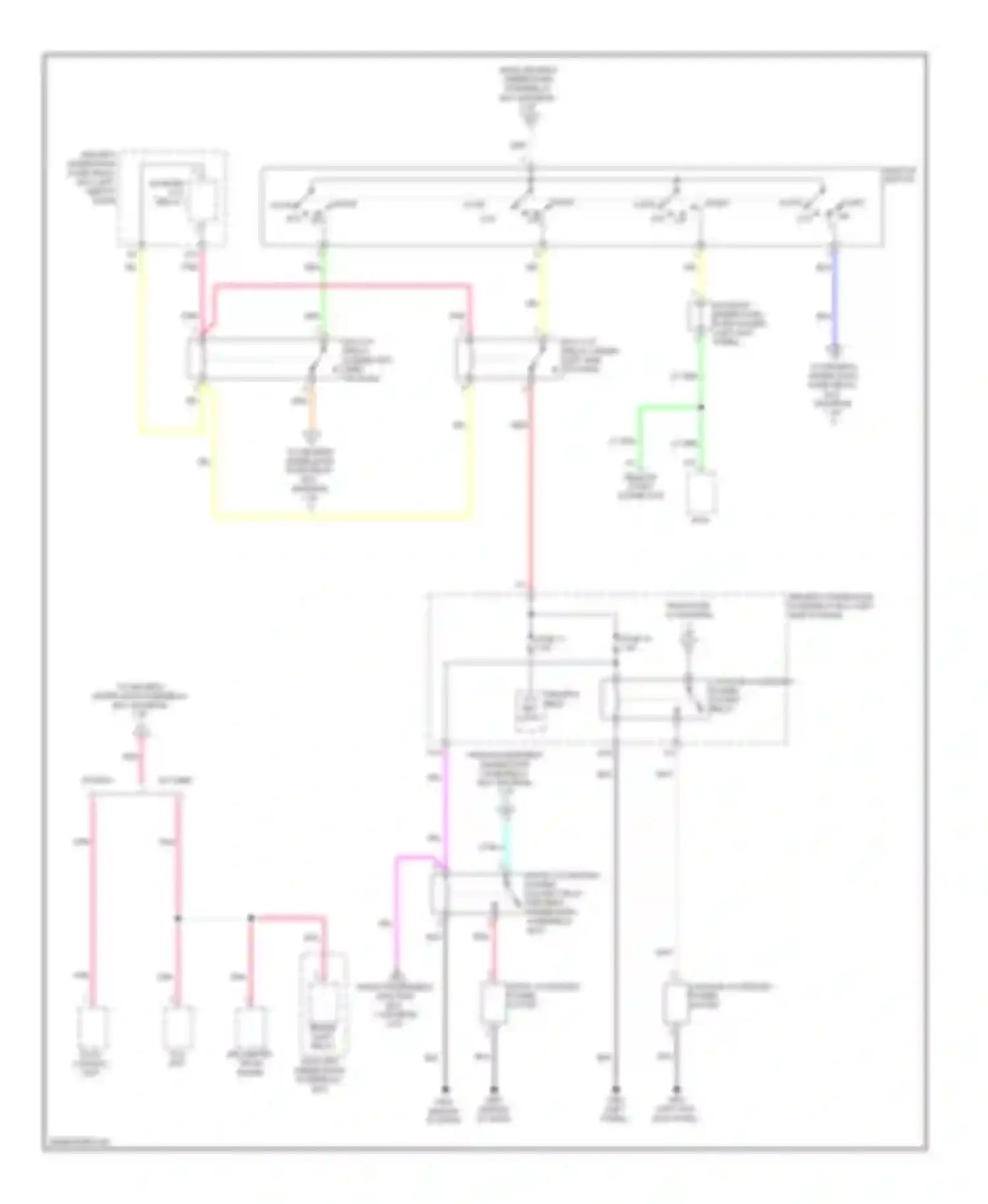 ZDX Acura I (2009-2013): Power distribution circuit, without keyless access (6 of 7)