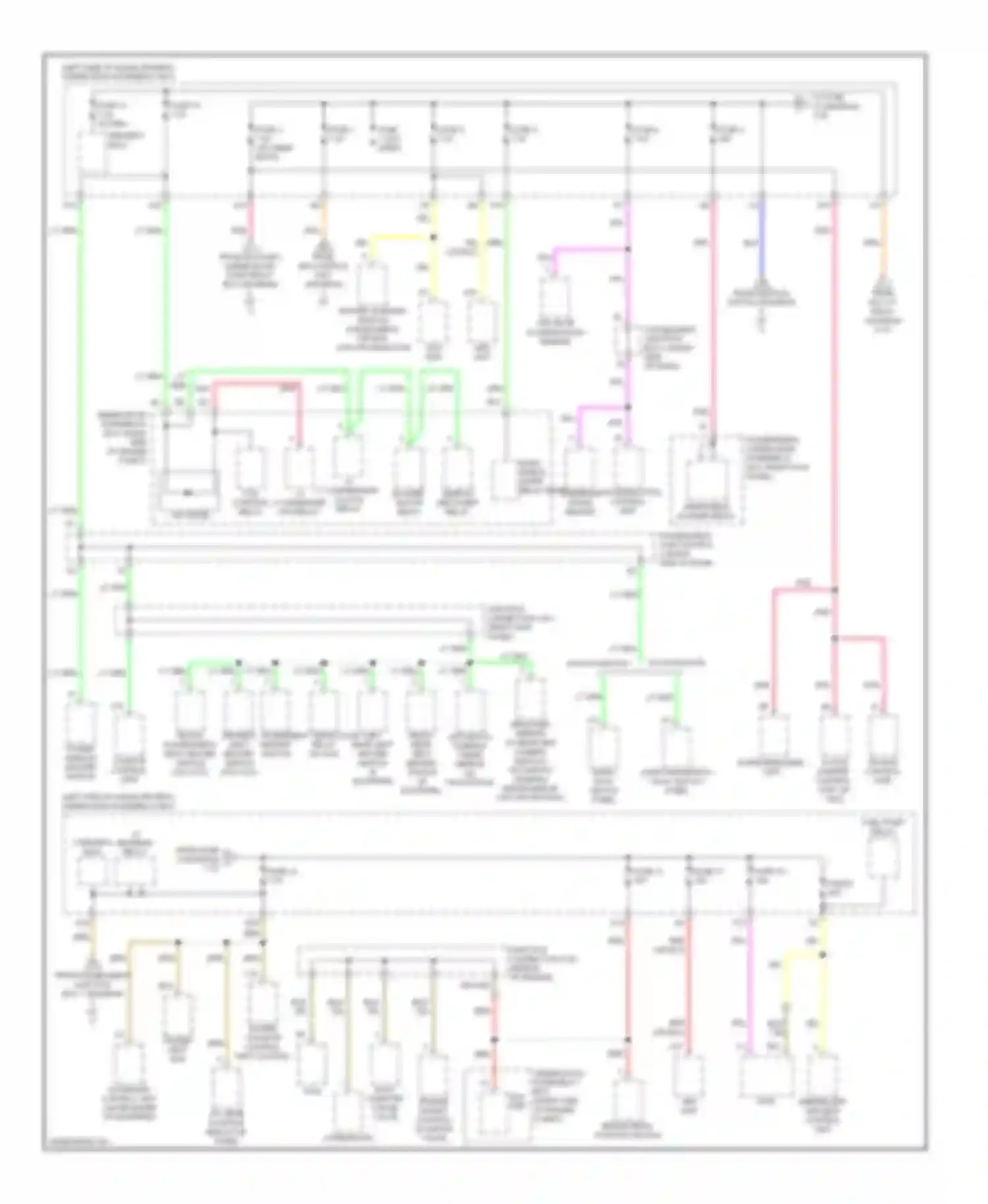 ZDX Acura I (2009-2013): Power distribution circuit, without keyless access (7 of 7)