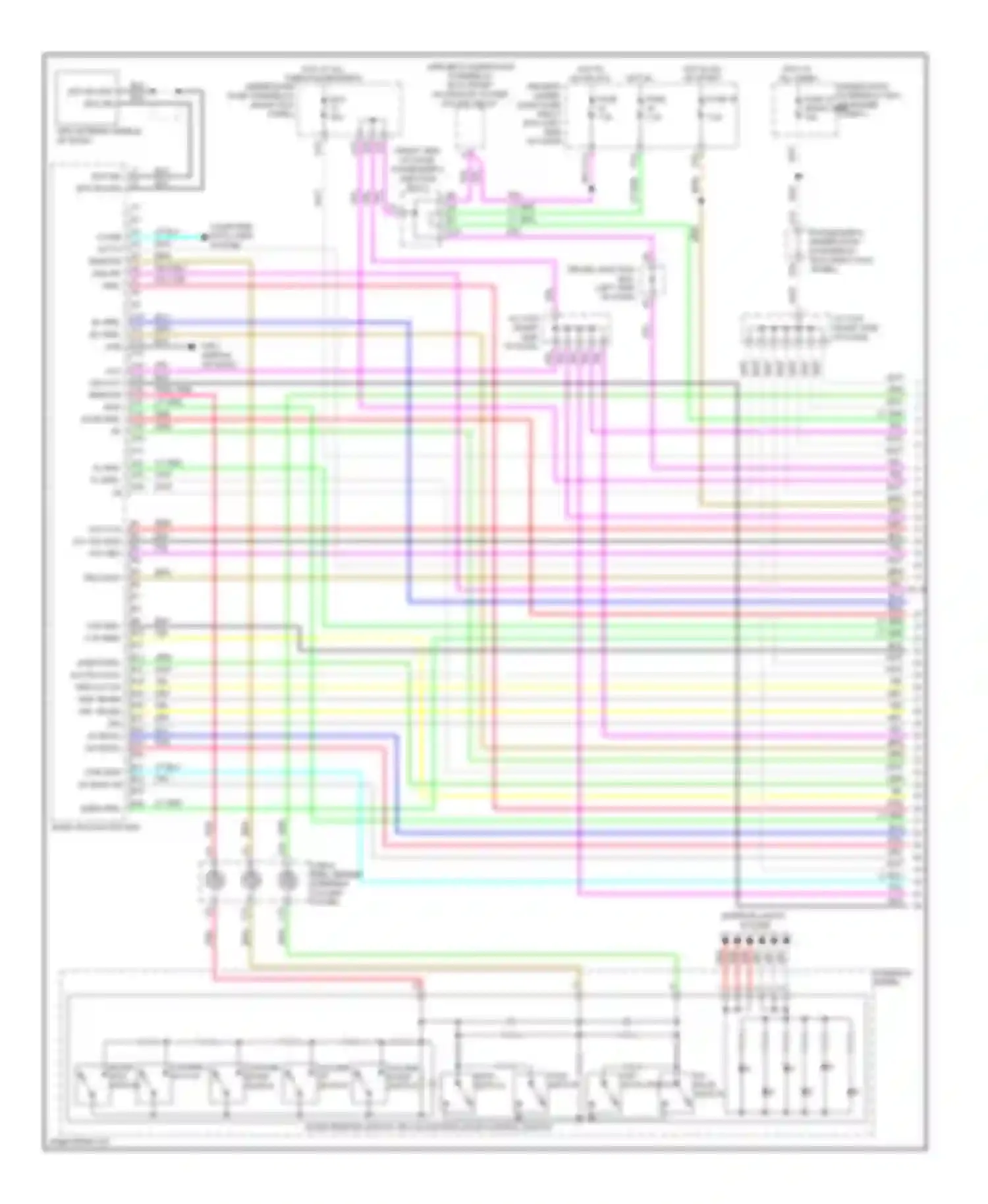 ZDX Acura I (2009-2013): Radio circuit, with navigation (1 of 6)
