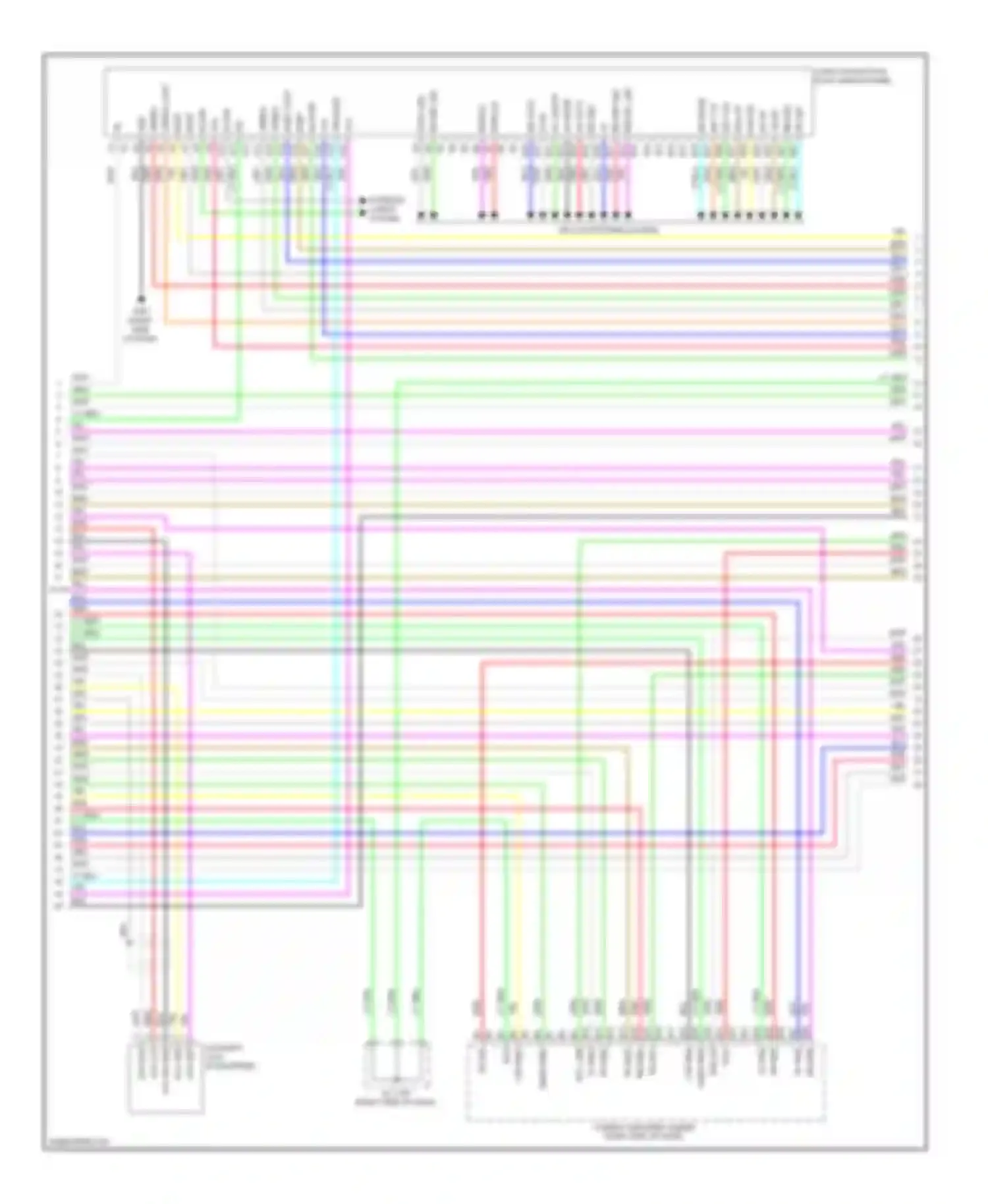 ZDX Acura I (2009-2013): Radio circuit, with navigation (2 of 6)