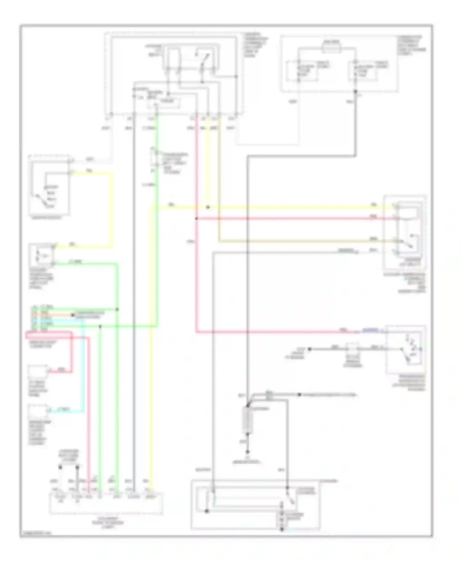 ZDX Acura I (2009-2013): Starting circuit, without keyless access