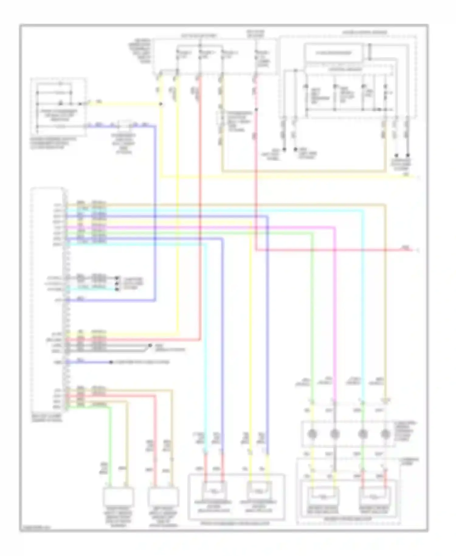 ZDX Acura I (2009-2013): Supplemental restraints circuit (1 of 3)
