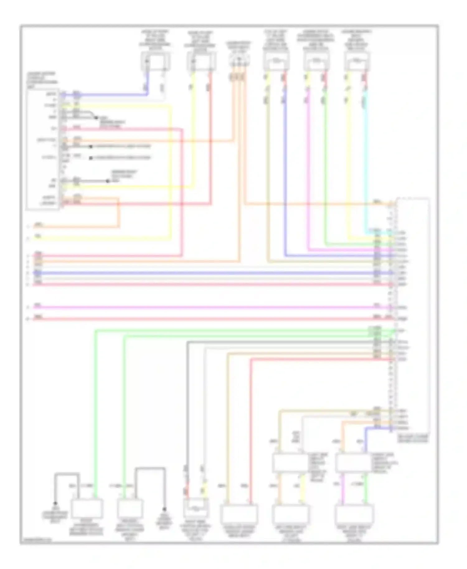 ZDX Acura I (2009-2013): Supplemental restraints circuit (3 of 3)