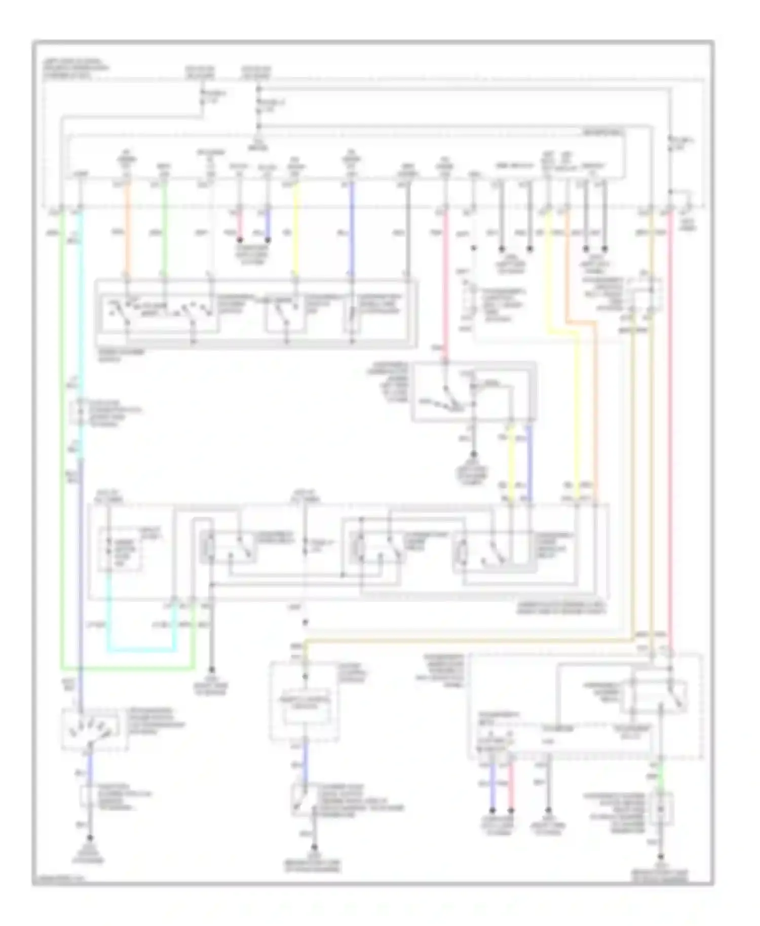 ZDX Acura I (2009-2013): Wiper/washer circuit