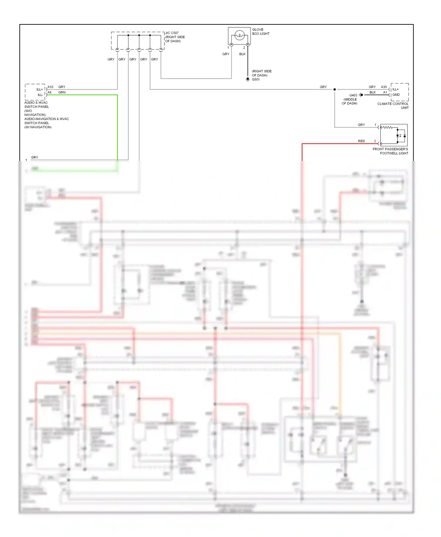 Acura ZDX I (2009-2013) multi switch integrated dynamics system switch wiring diagram  (1 of 1)