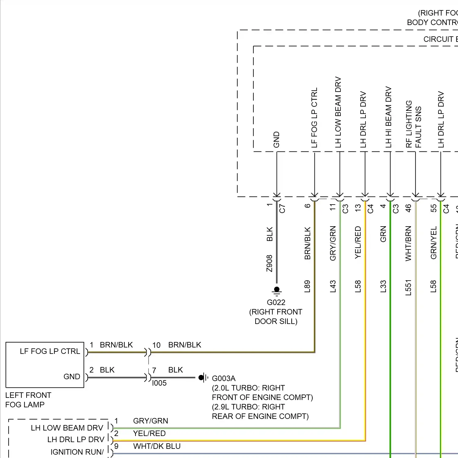 demo - Headlamps circuit, premium (1 of 2) Headlamps circuit, premium (1 of 2)