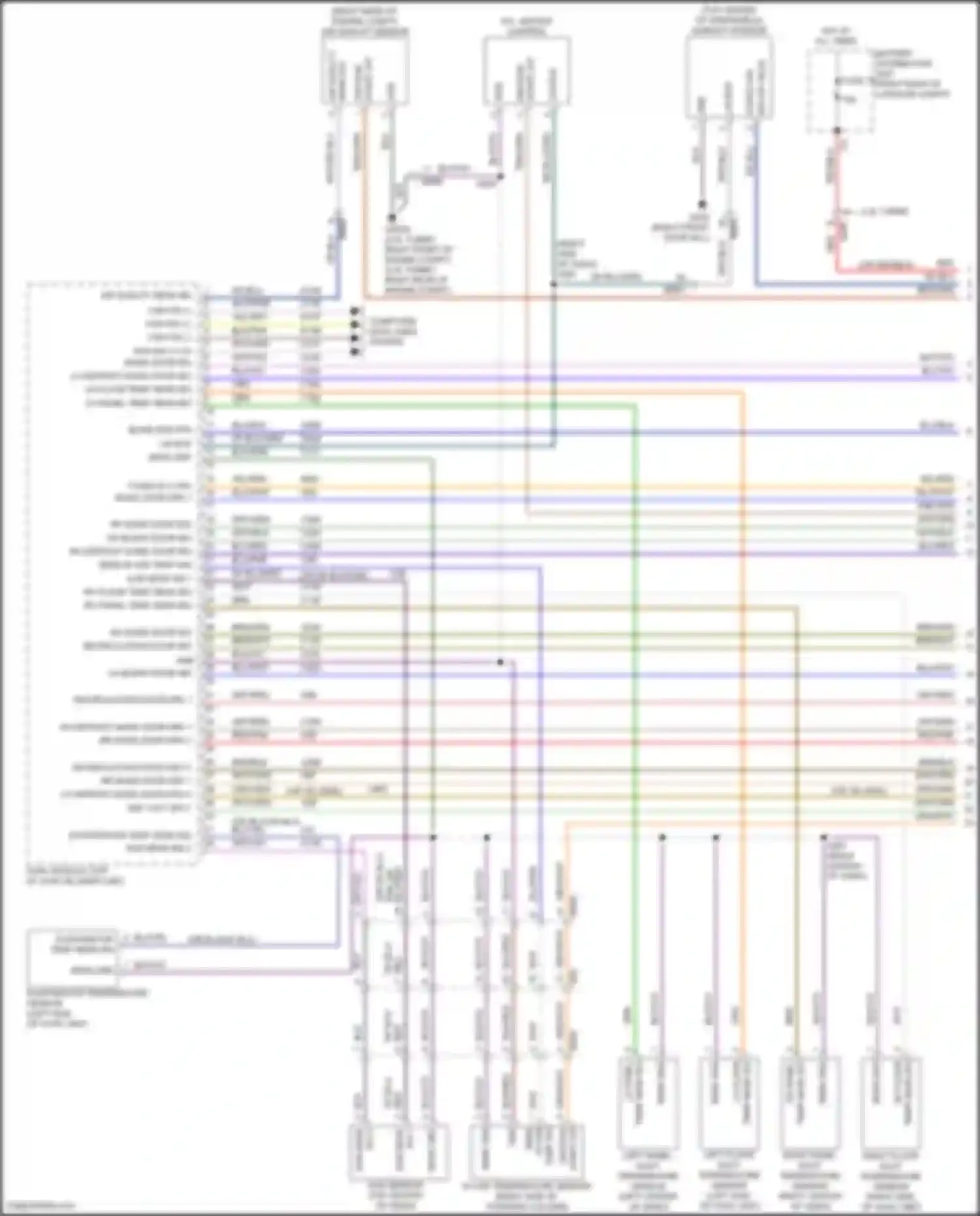 Wiring diagram air quality sensor for Alfa Romeo Giulia 952 (2016-2024) (1 of 3)
