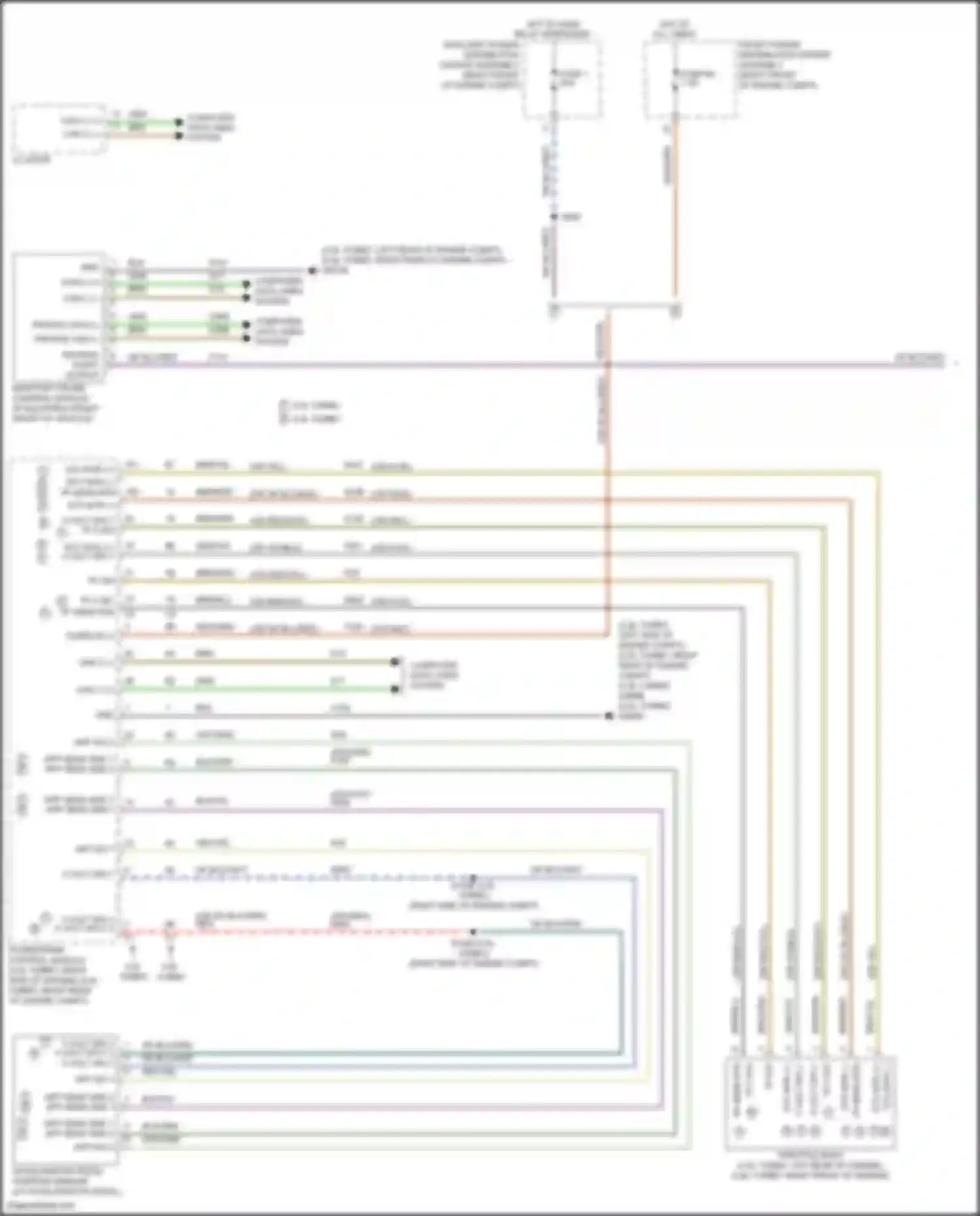 Wiring diagram auxiliary power distribution center assembly for Alfa Romeo Giulia 952 (2016-2024) (6 of 13)