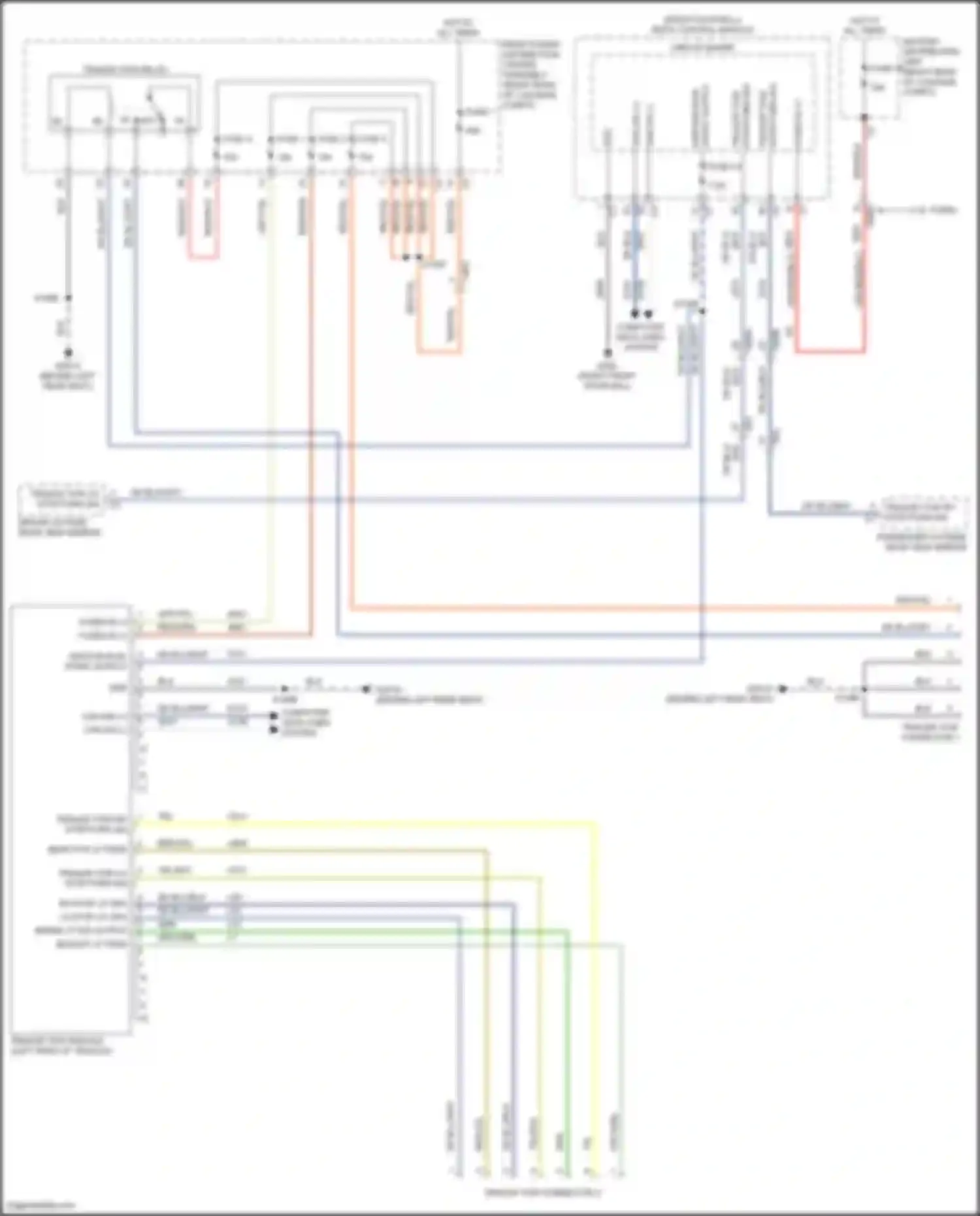 Wiring diagram backup lp feed for Alfa Romeo Giulia 952 (2016-2024) (3 of 3)