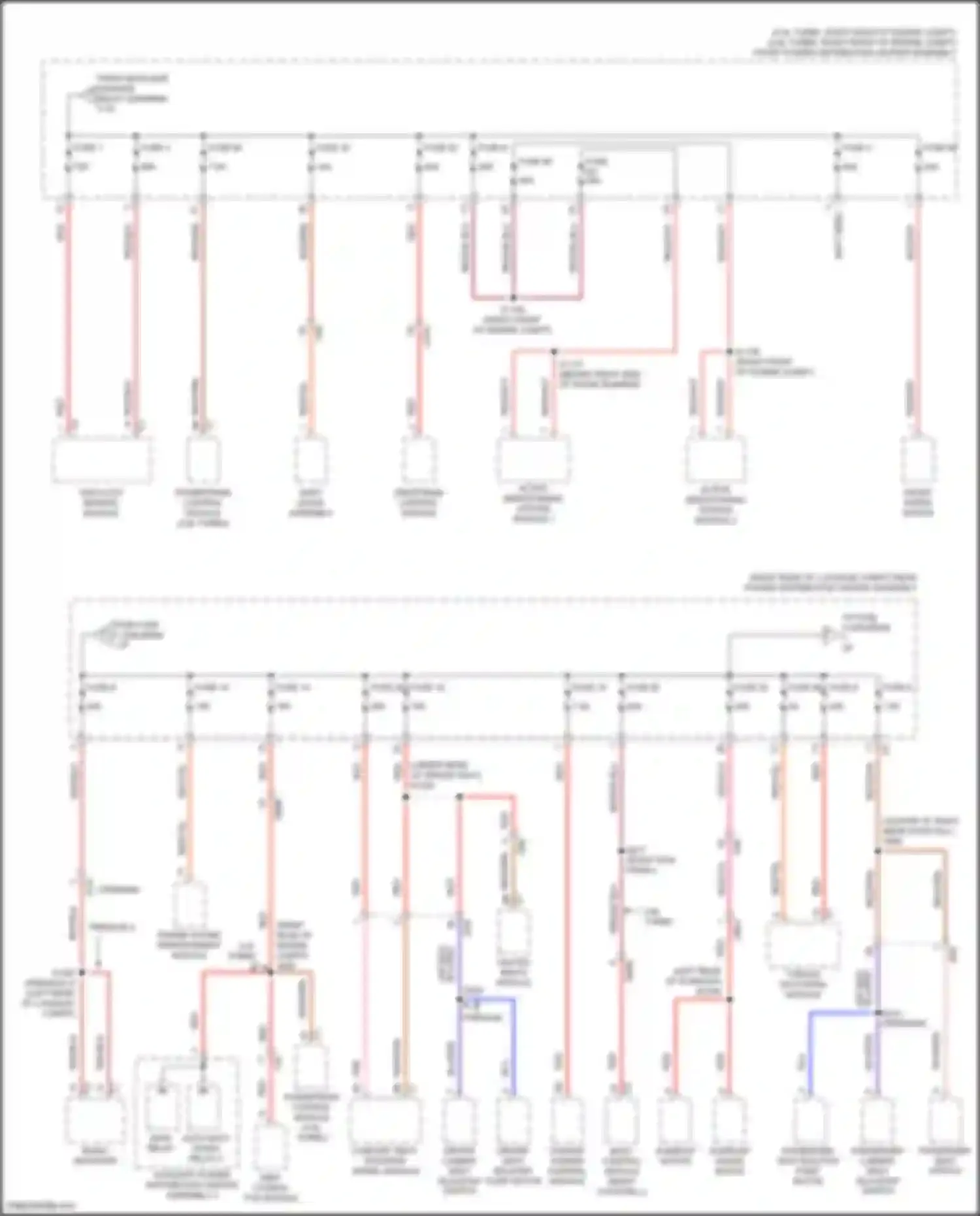 Wiring diagram chassis domain control module for Alfa Romeo Giulia 952 (2016-2024) (4 of 4)