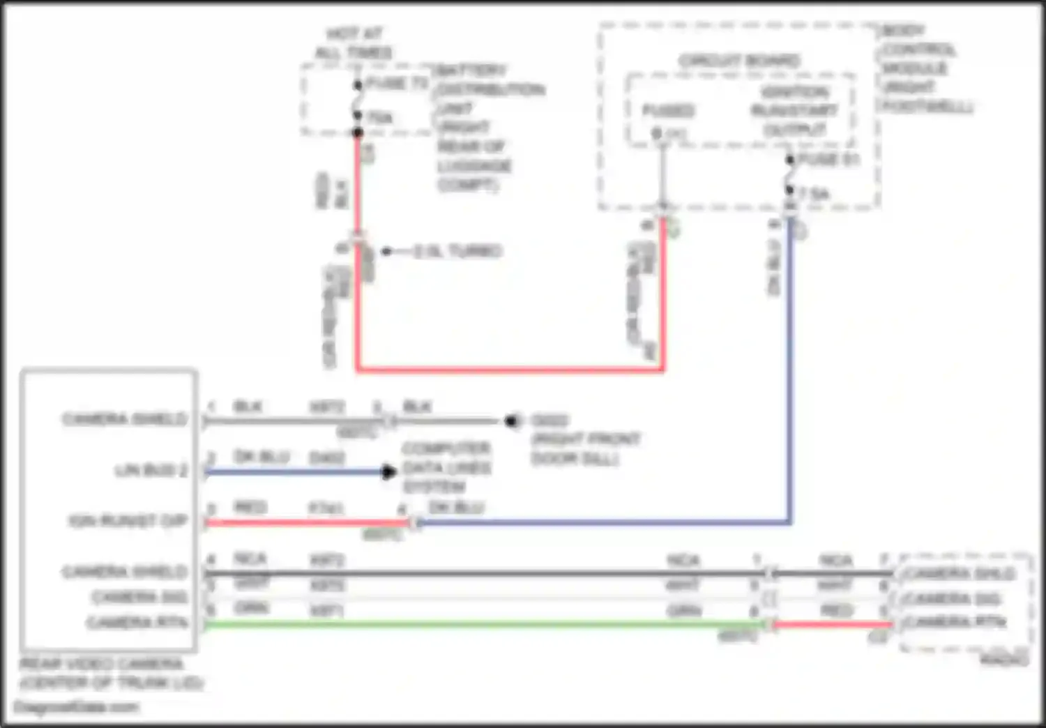 Wiring diagram computer data lines system for Alfa Romeo Giulia 952 (2016-2024) (65 of 75)