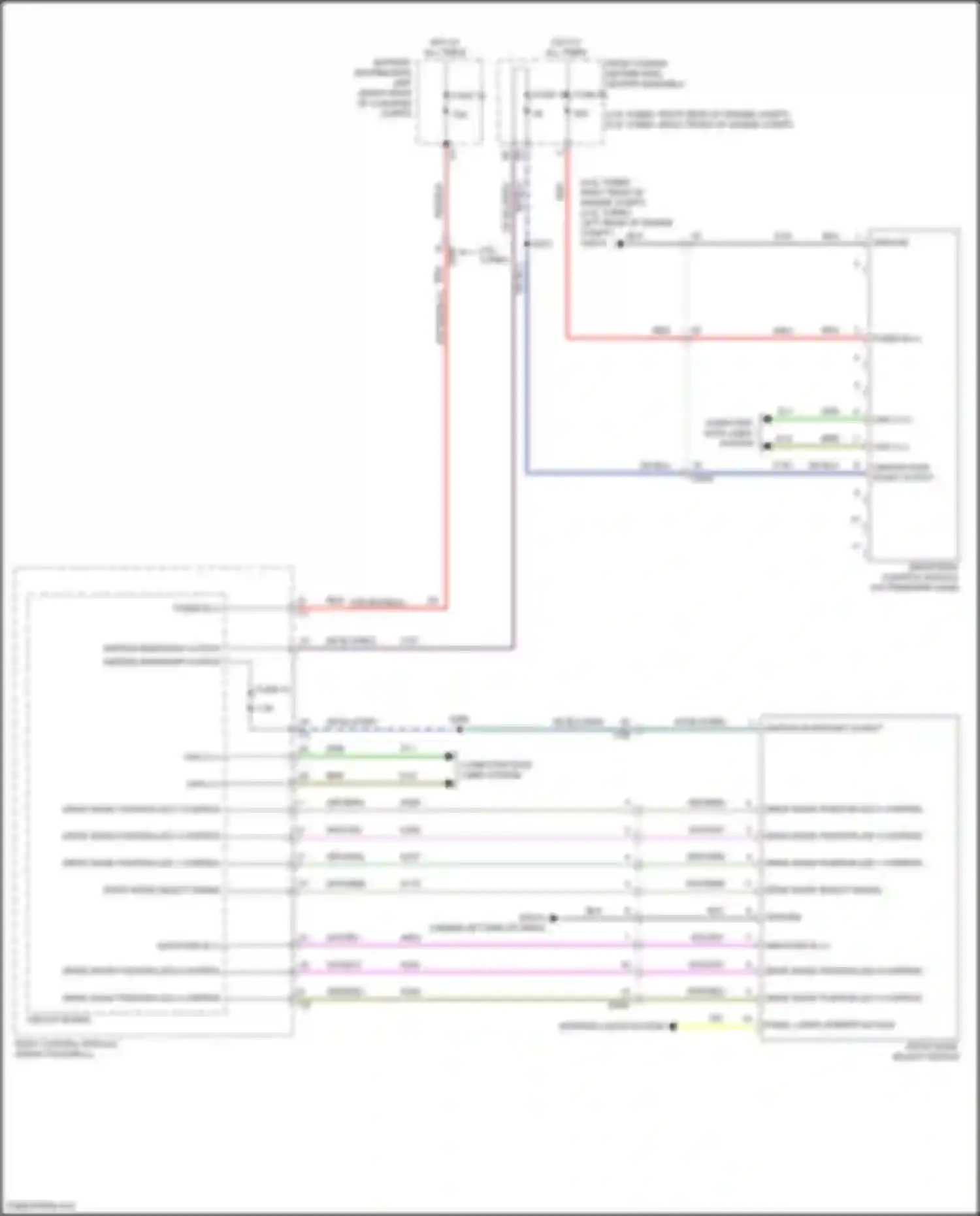 Wiring diagram drive mode position led 3 control for Alfa Romeo Giulia 952 (2016-2024) (1 of 1)