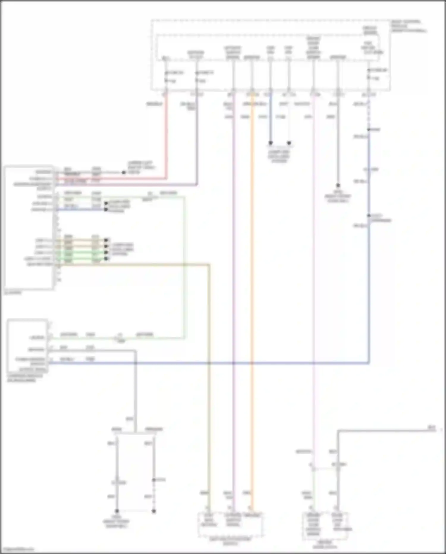 Wiring diagram driver door ajar switch sense for Alfa Romeo Giulia 952 (2016-2024) (1 of 1)