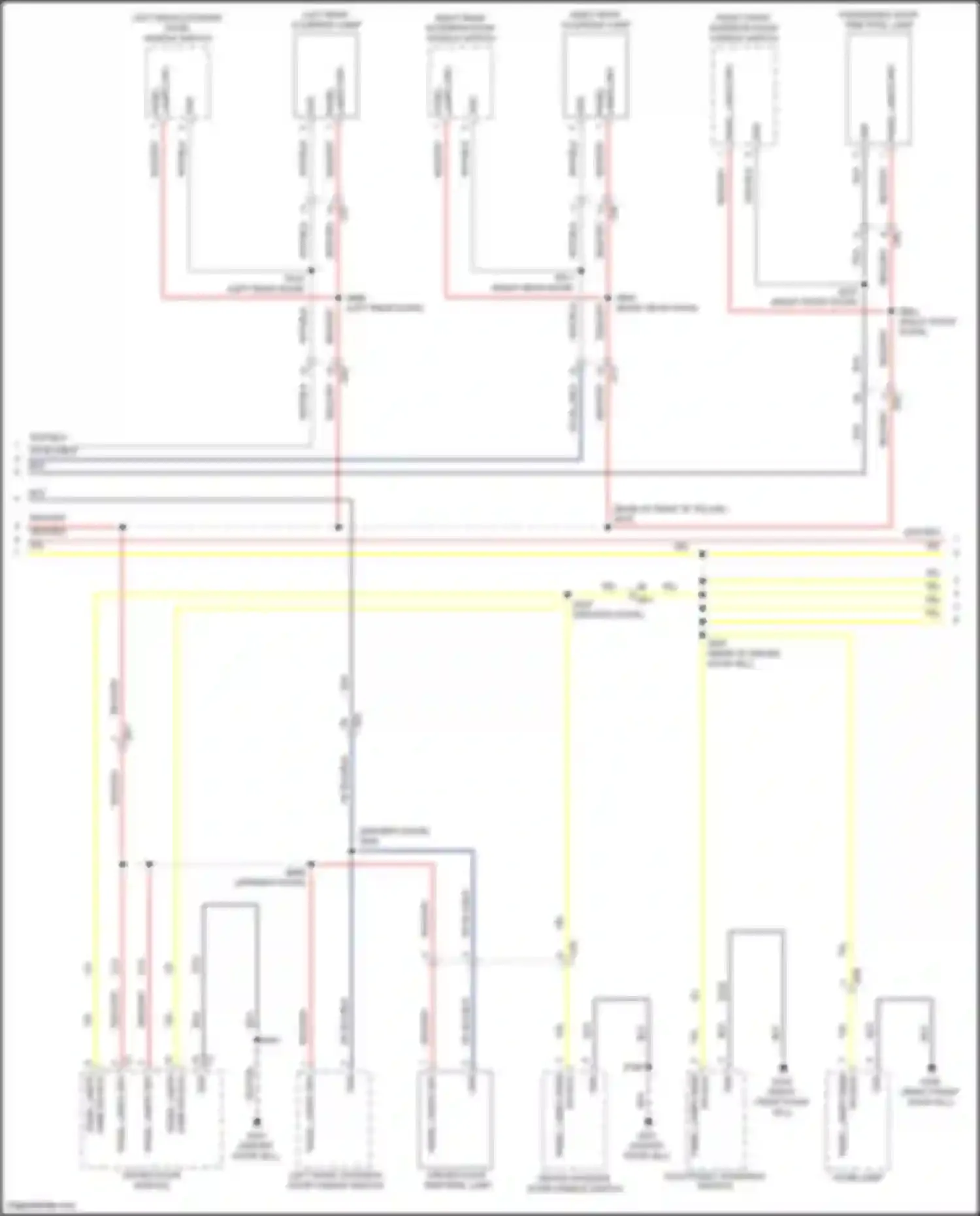 Wiring diagram driver door module for Alfa Romeo Giulia 952 (2016-2024) (3 of 6)