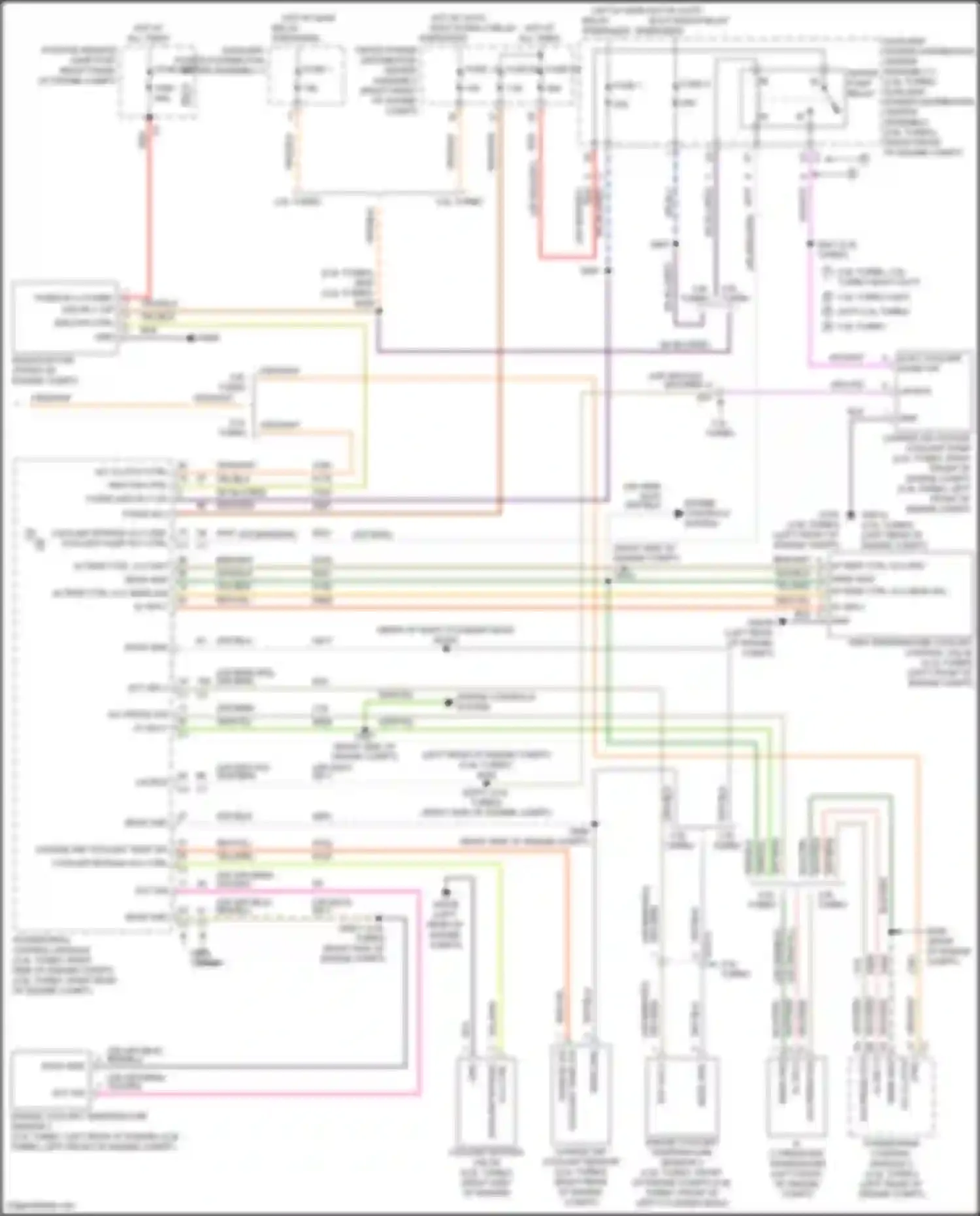 Wiring diagram engine controls system for Alfa Romeo Giulia 952 (2016-2024) (1 of 3)
