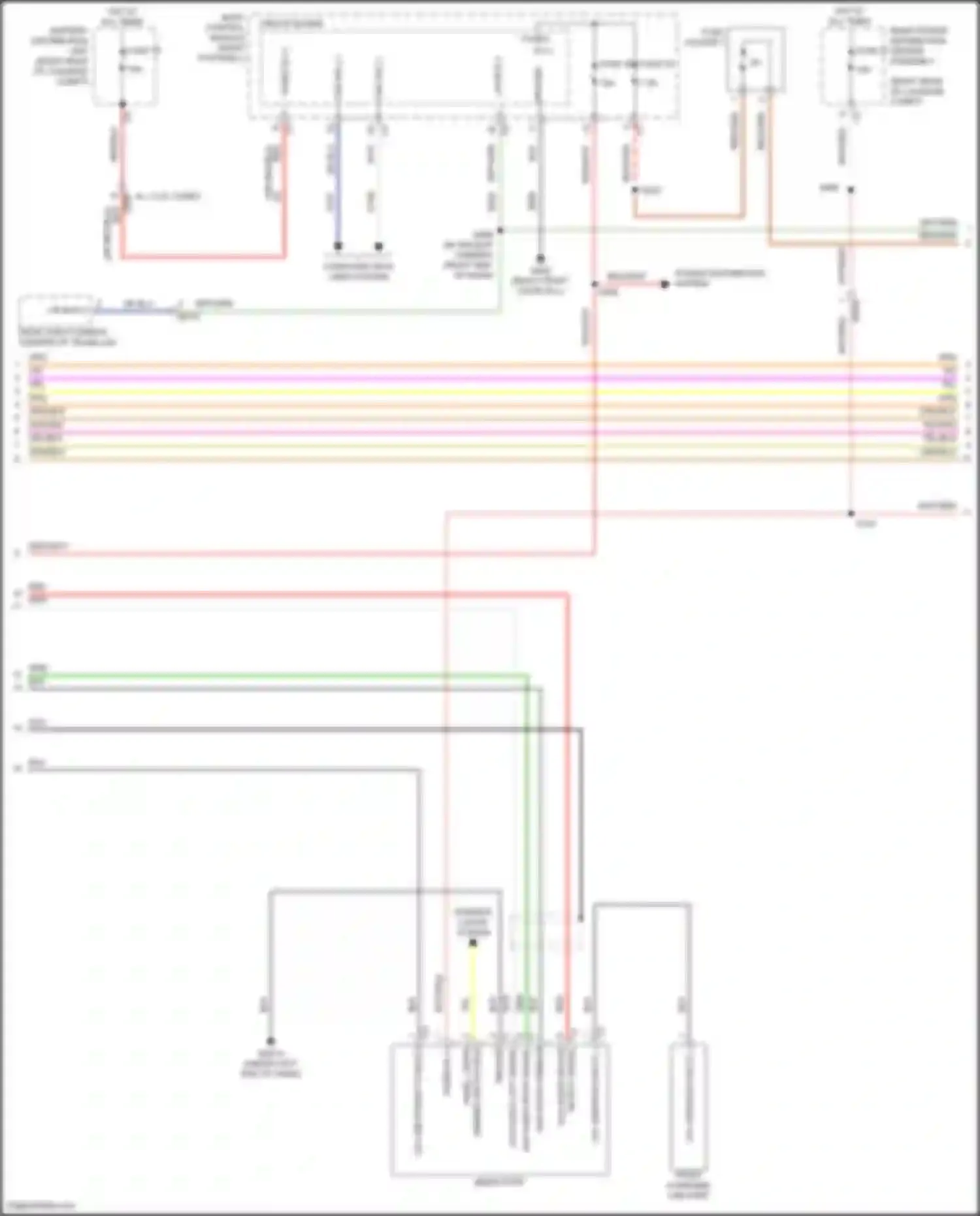 Wiring diagram front charging usb port for Alfa Romeo Giulia 952 (2016-2024) (1 of 7)