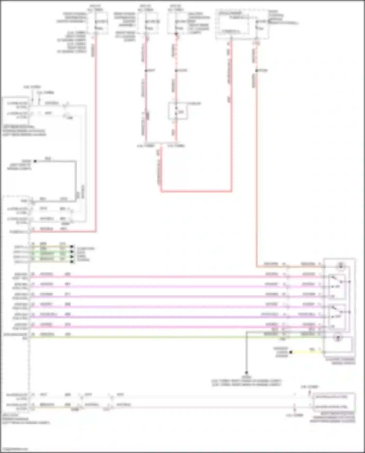 Wiring diagram front power distribution center assembly for Alfa Romeo Giulia 952 (2016-2024) (6 of 22)