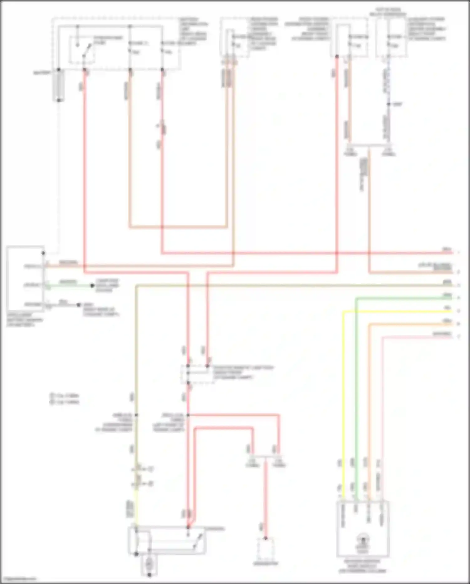 Wiring diagram fuse 84 for Alfa Romeo Giulia 952 (2016-2024) (7 of 8)