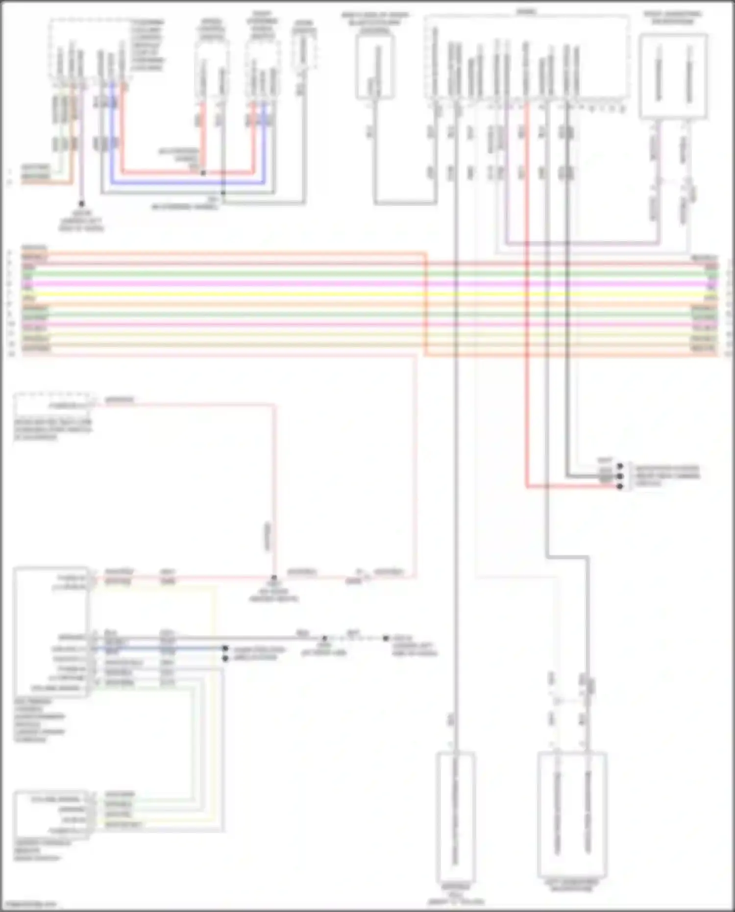 Wiring diagram left handsfree microphone for Alfa Romeo Giulia 952 (2016-2024) (2 of 6)