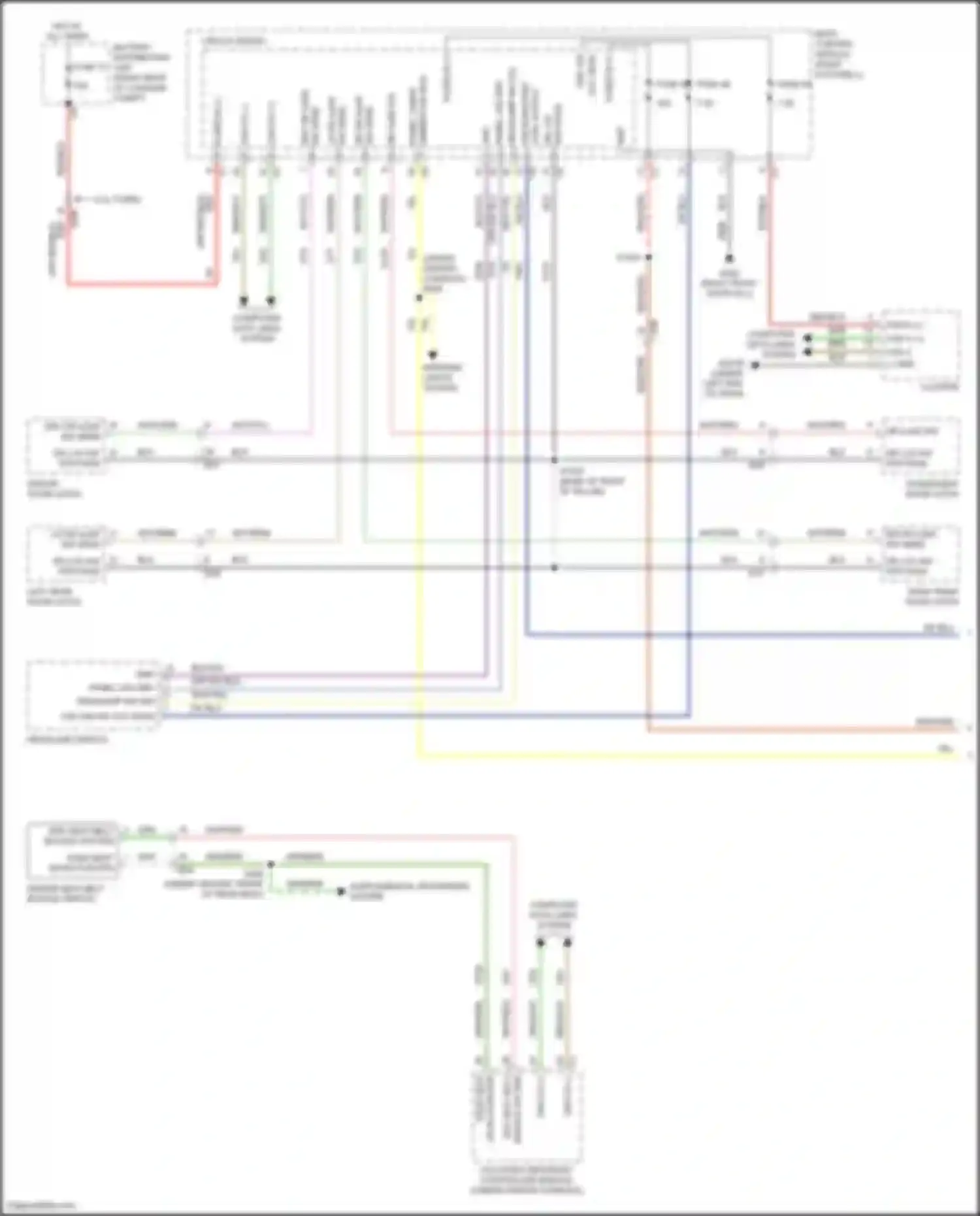 Wiring diagram lr dr ajar sw sens for Alfa Romeo Giulia 952 (2016-2024) (3 of 3)