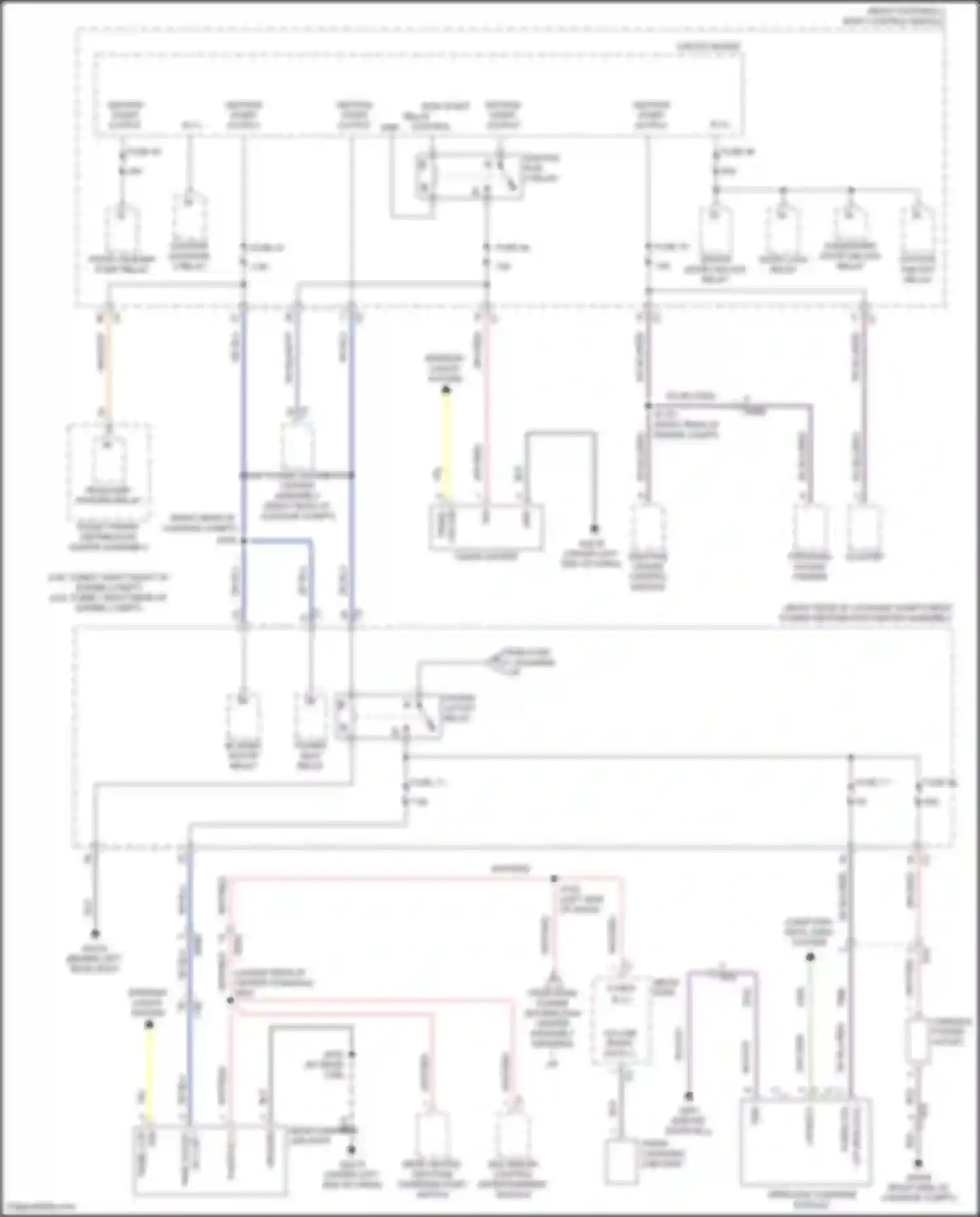 Wiring diagram panel lps for Alfa Romeo Giulia 952 (2016-2024) (1 of 4)