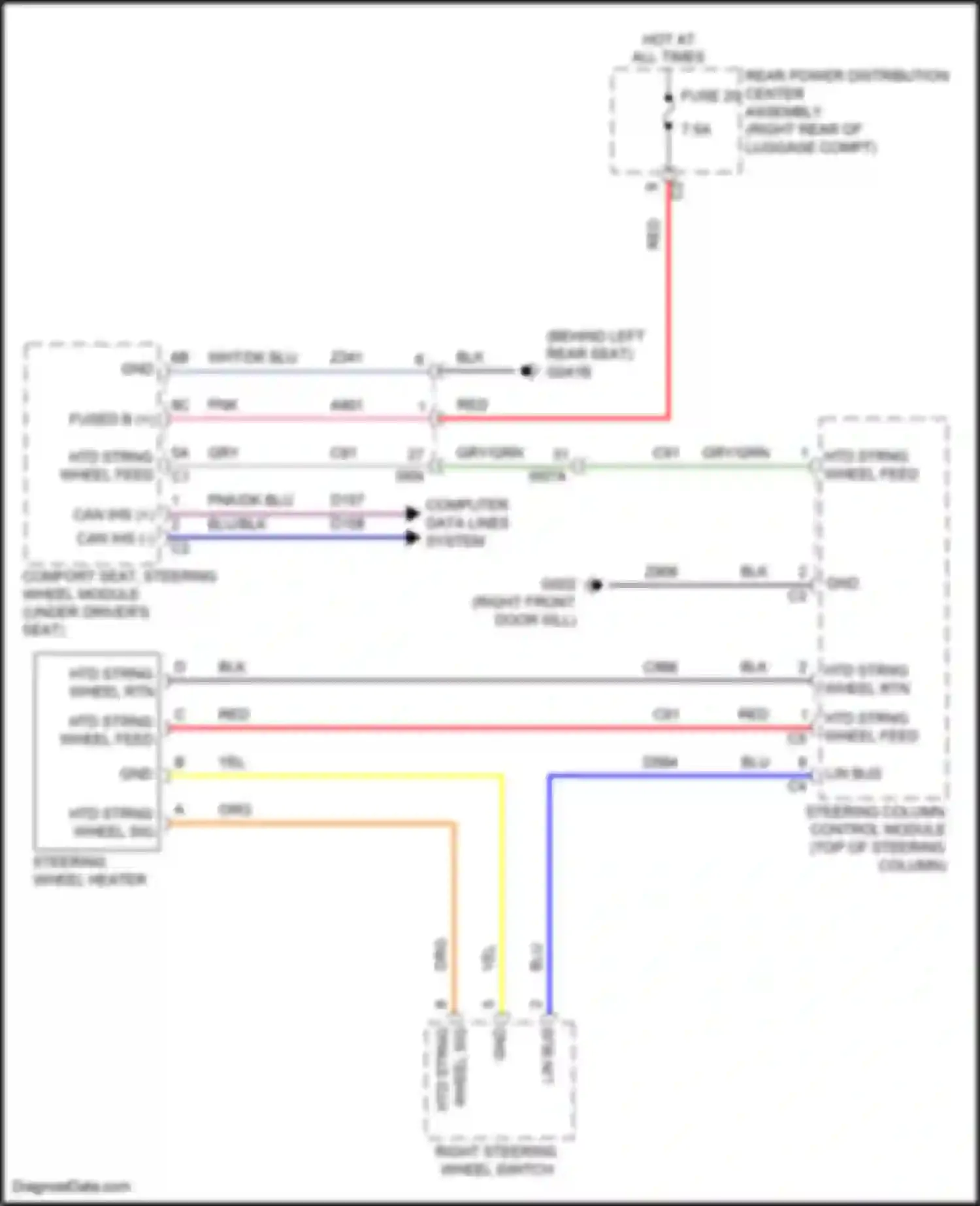 Wiring diagram red for Alfa Romeo Giulia 952 (2016-2024) (32 of 98)