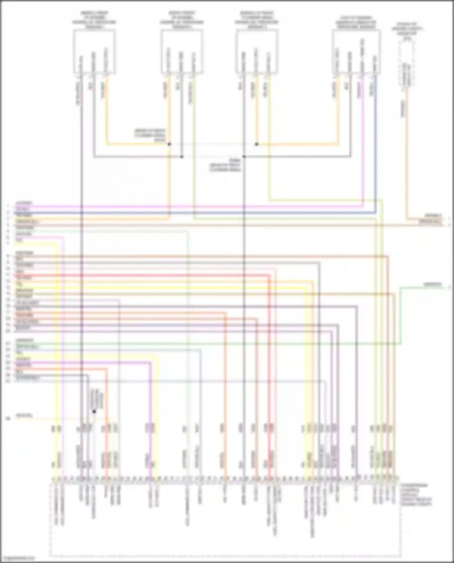 Wiring diagram (right front of engine for Alfa Romeo Giulia 952 (2016-2024) (3 of 3)