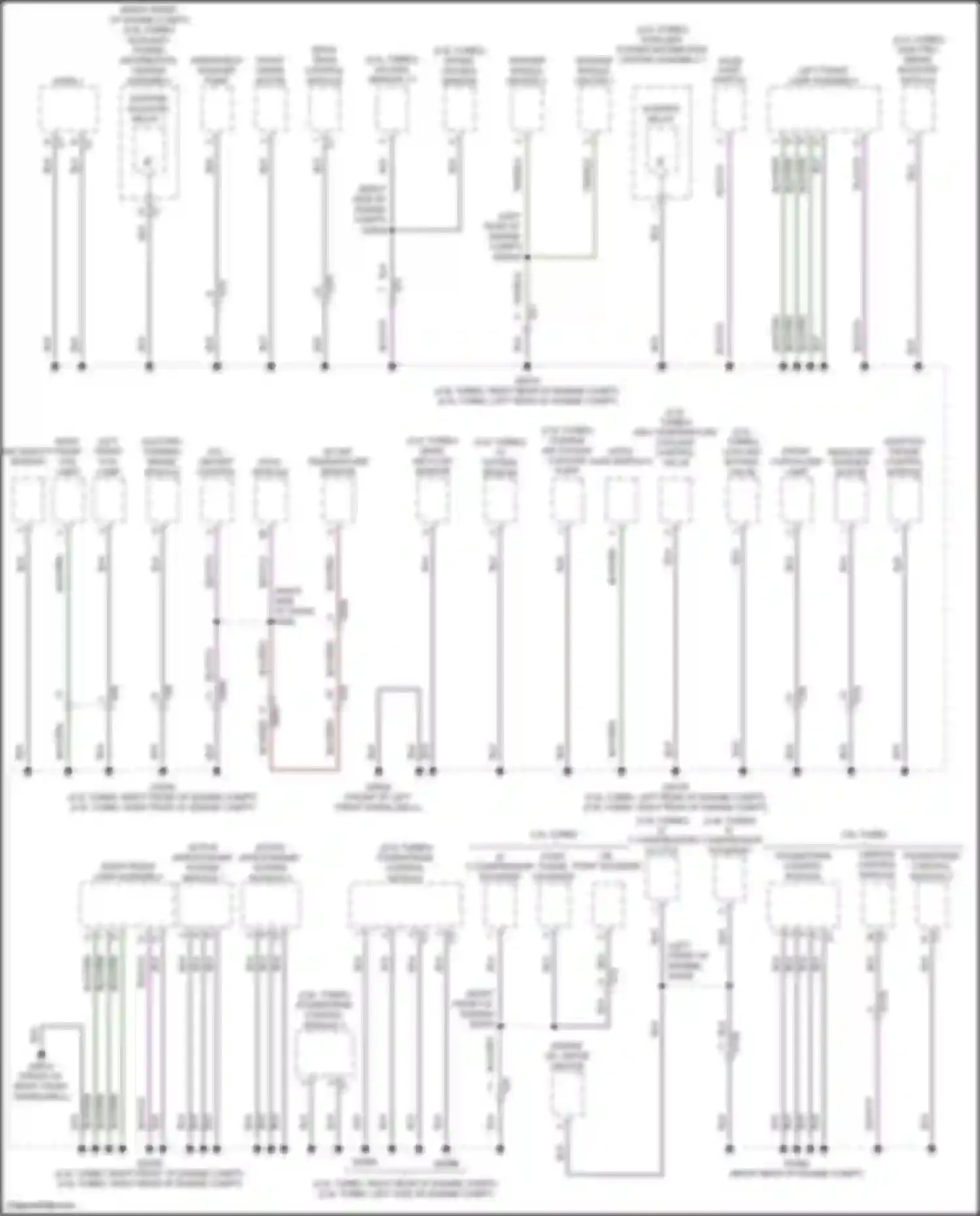 Wiring diagram (right front of engine for Alfa Romeo Giulia 952 (2016-2024) (1 of 3)