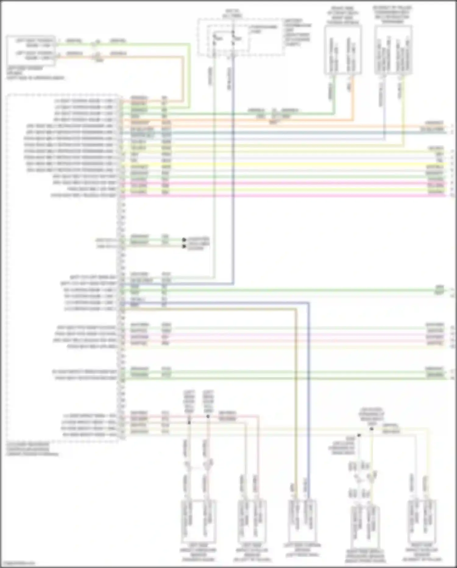 Wiring diagram tensioner line 1 for Alfa Romeo Giulia 952 (2016-2024) (1 of 2)
