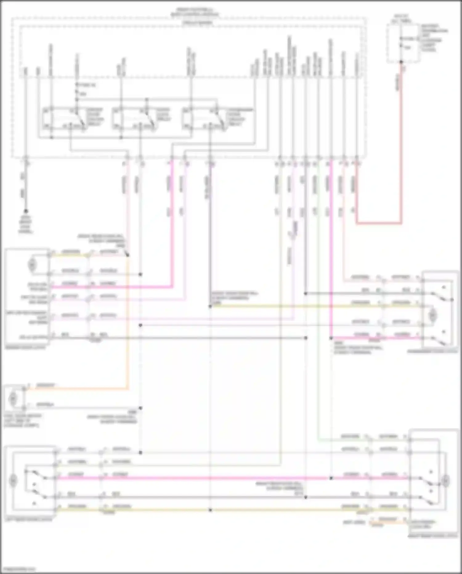 Stelvio Alfa Romeo I (2017-2024): Forced entry circuit (1 of 2)