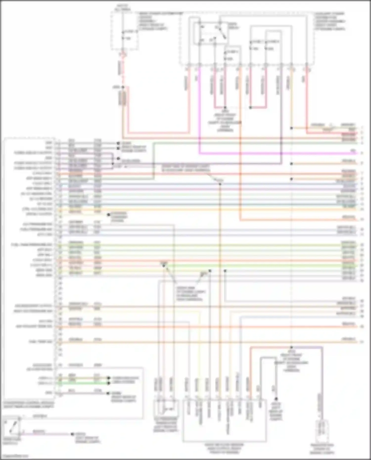 Stelvio Alfa Romeo I (2017-2024): Wiring diagram engine performance 2.0l turbo (1 of 7)