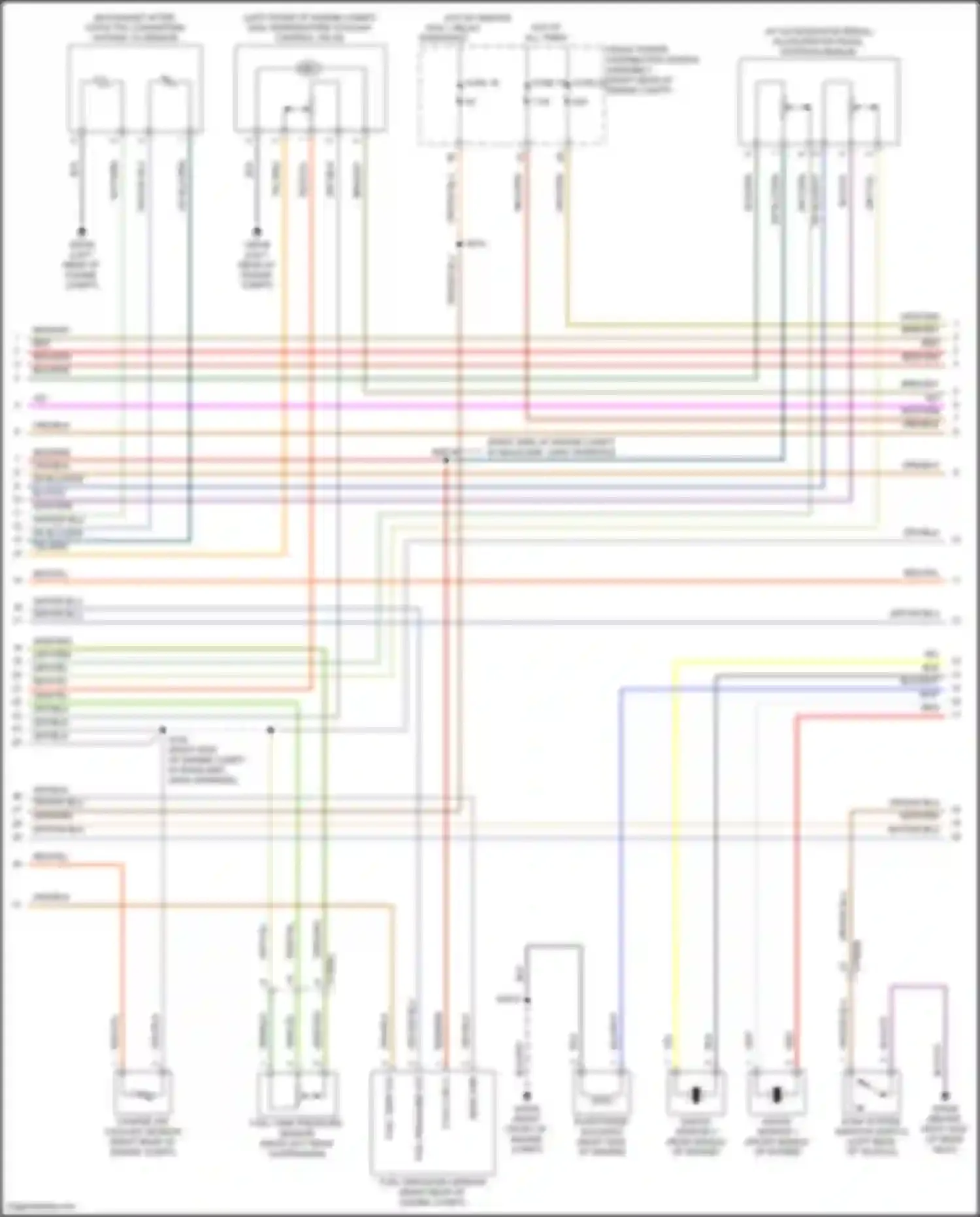 Stelvio Alfa Romeo I (2017-2024): Wiring diagram engine performance 2.0l turbo (2 of 7)