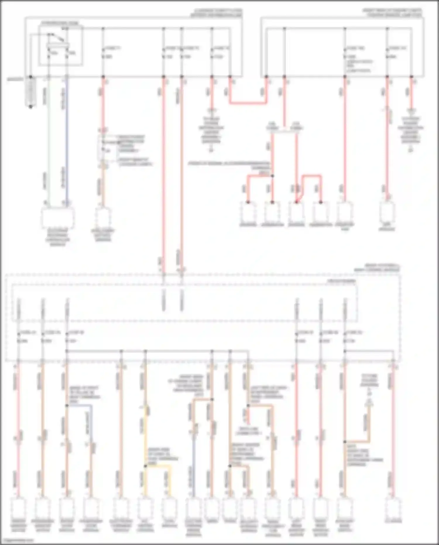 Stelvio Alfa Romeo I (2017-2024): Power distribution circuit (1 of 6)