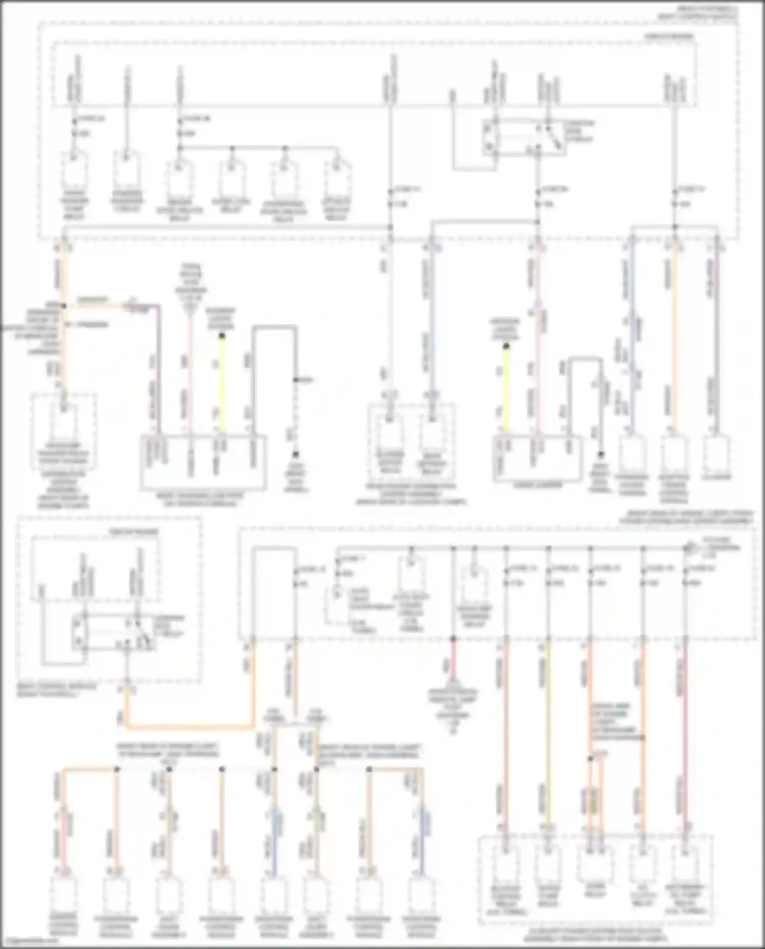 Stelvio Alfa Romeo I (2017-2024): Power distribution circuit (2 of 6)