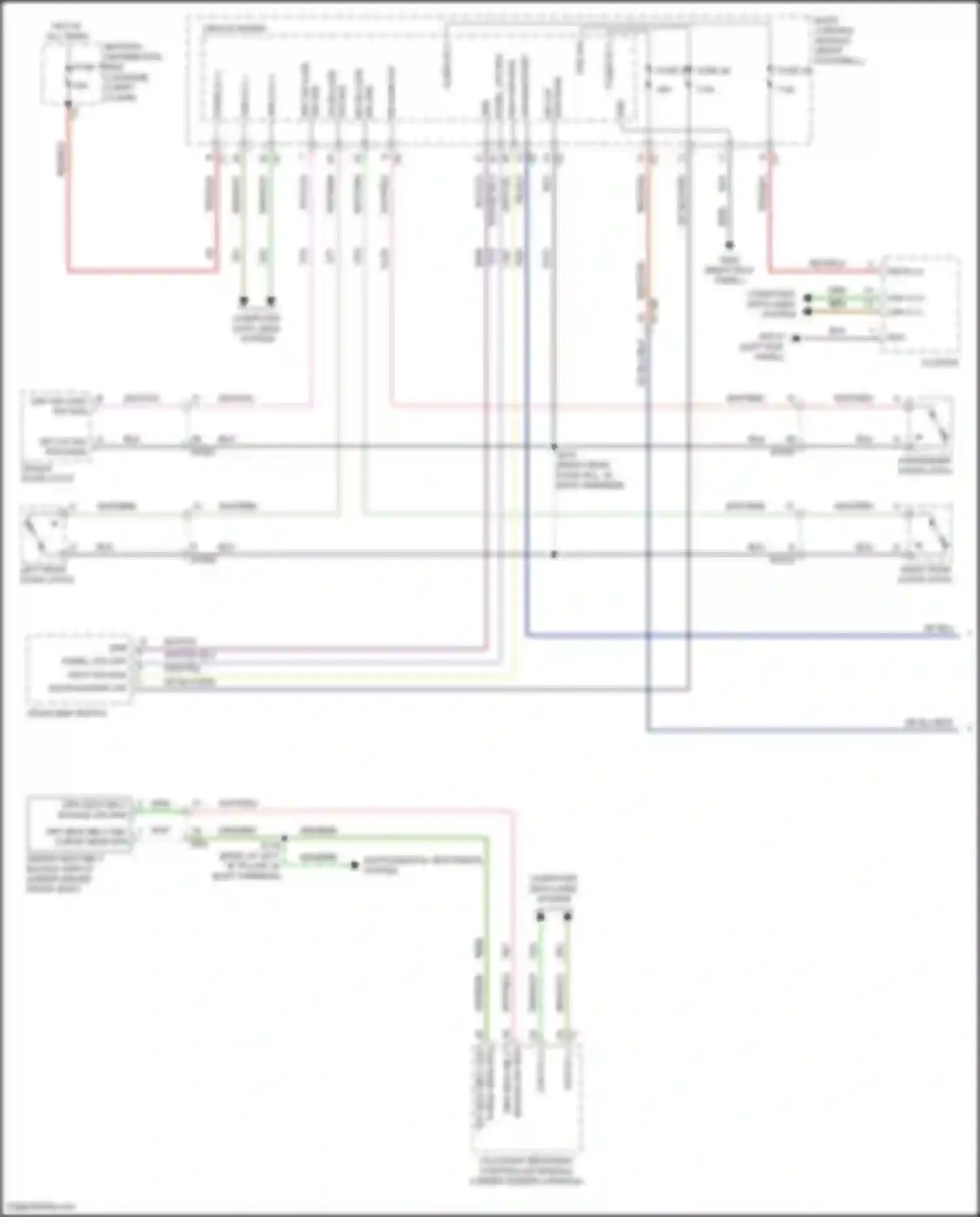 Stelvio Alfa Romeo I (2017-2024): Warning systems circuit (1 of 2)