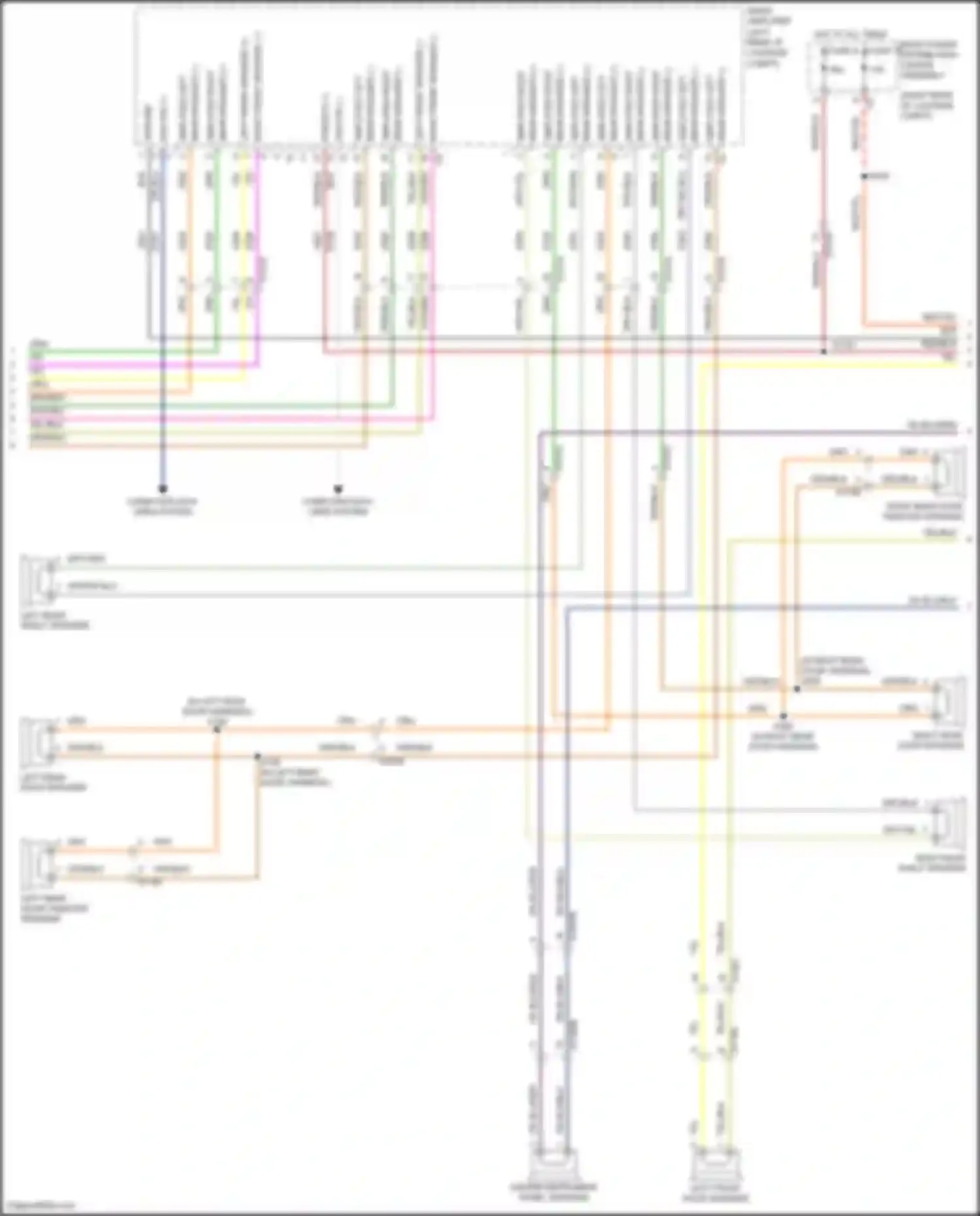 Wiring diagram amplified right for Alfa Romeo Stelvio I (2017-2024) (1 of 2)