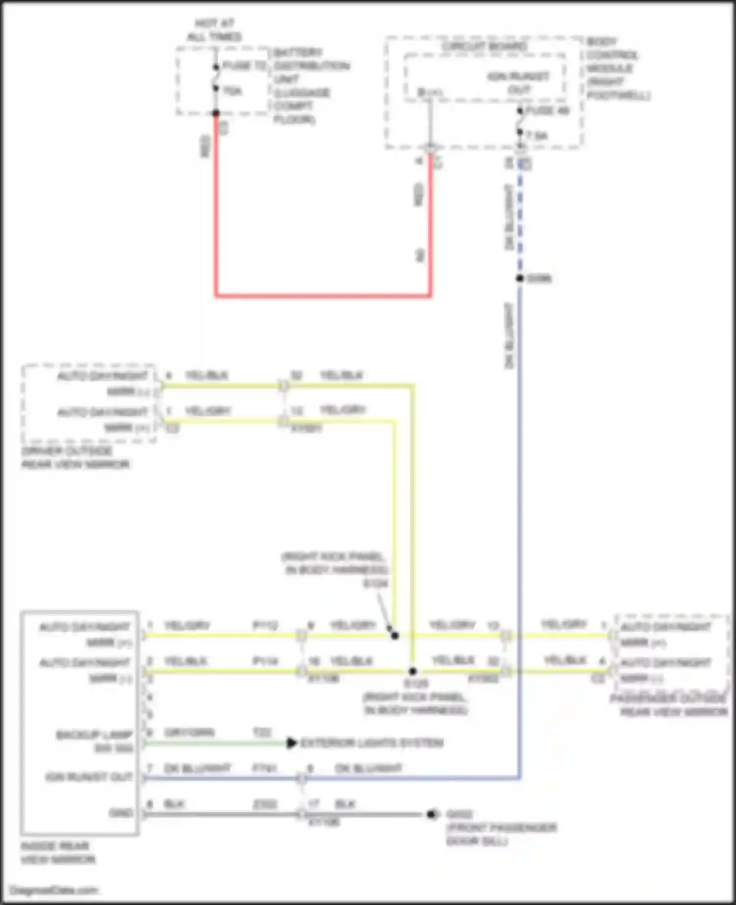 Wiring diagram backup lamp sw sig for Alfa Romeo Stelvio I (2017-2024) (1 of 1)