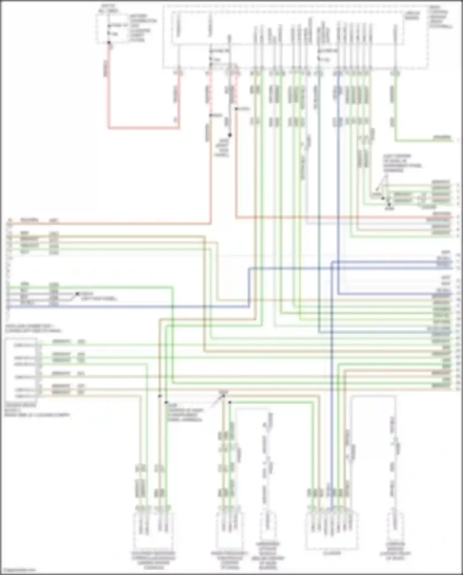 Wiring diagram compass module for Alfa Romeo Stelvio I (2017-2024) (1 of 3)
