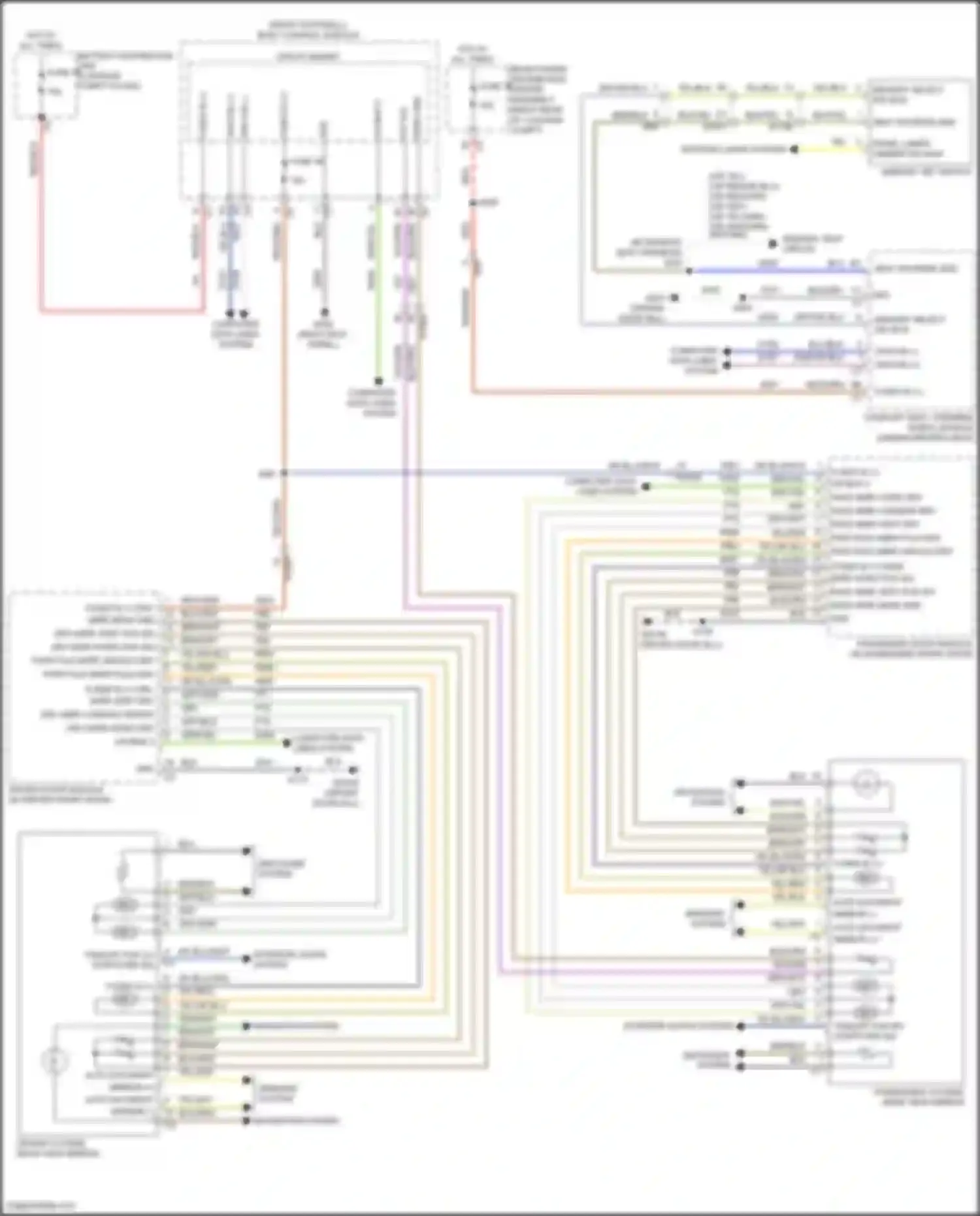 Wiring diagram driver outside rear- view mirror for Alfa Romeo Stelvio I (2017-2024) (4 of 6)