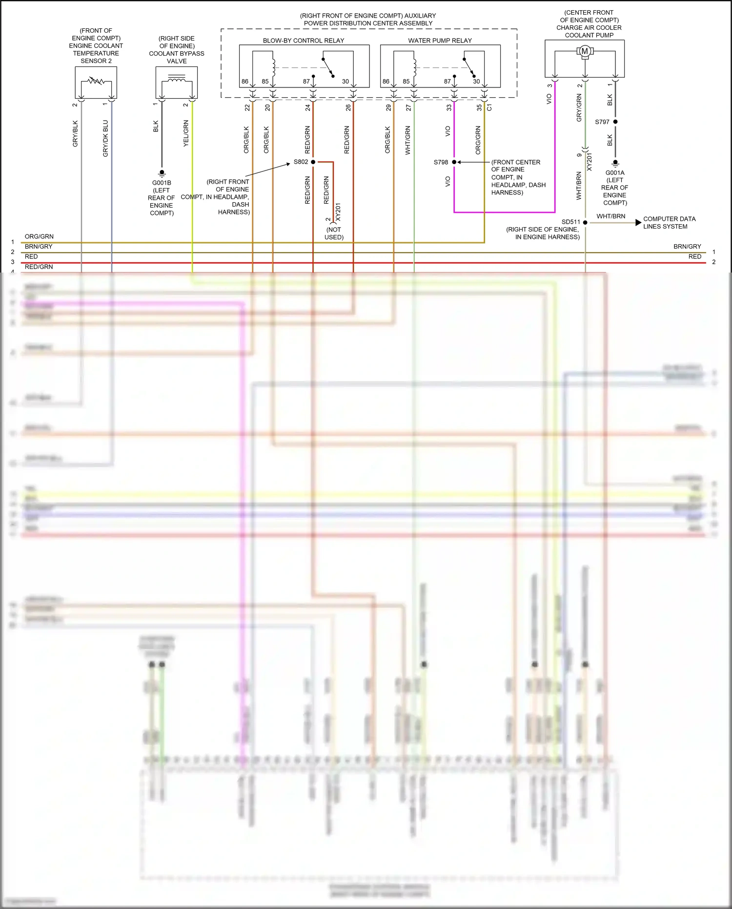 Alfa Romeo Stelvio I (2017-2024) fuel pump ctrl wiring diagram  (1 of 2)