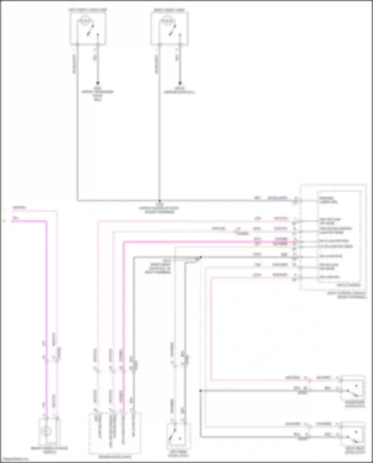 Wiring diagram left vanity ugdo lamp for Alfa Romeo Stelvio I (2017-2024) (1 of 1)