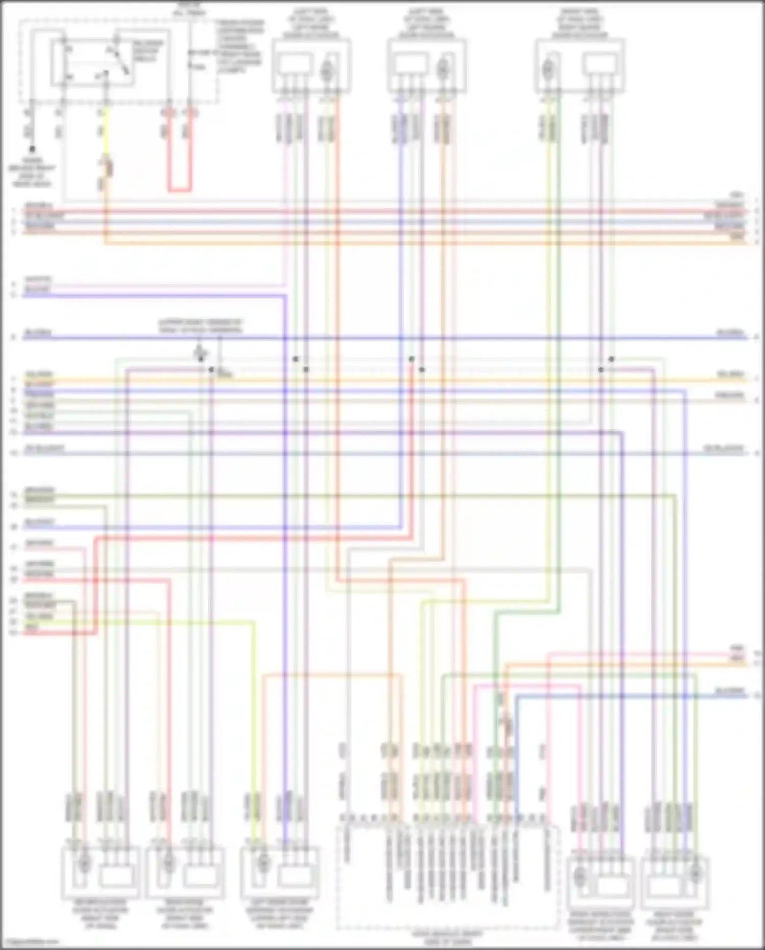 Wiring diagram lh blend door drv 2 for Alfa Romeo Stelvio I (2017-2024) (1 of 1)