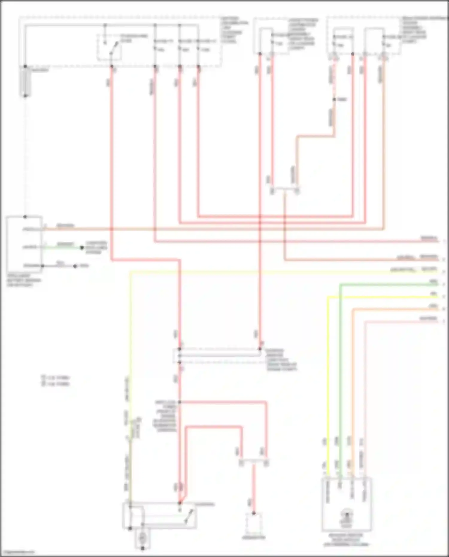 Wiring diagram on battery) for Alfa Romeo Stelvio I (2017-2024) (2 of 2)