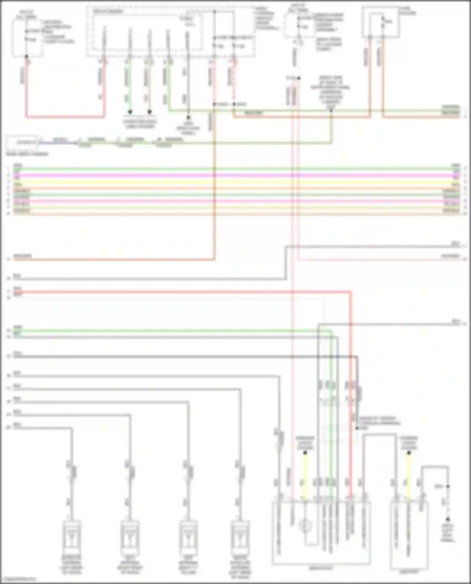 Wiring diagram panel lamps dim sw mux for Alfa Romeo Stelvio I (2017-2024) (3 of 6)