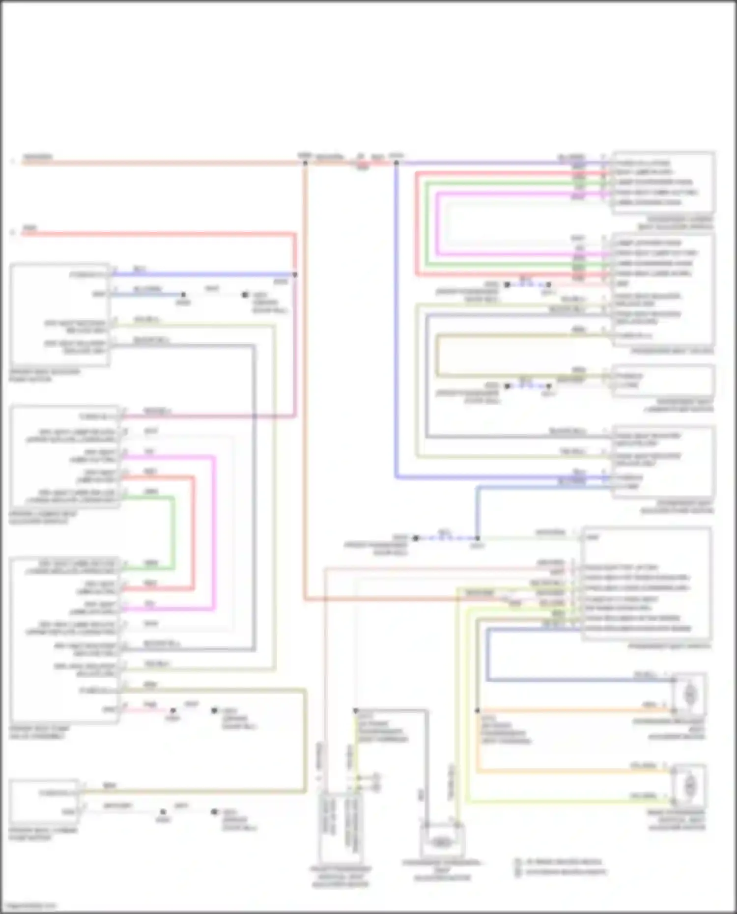 Wiring diagram pass seat frt up drv for Alfa Romeo Stelvio I (2017-2024) (2 of 2)