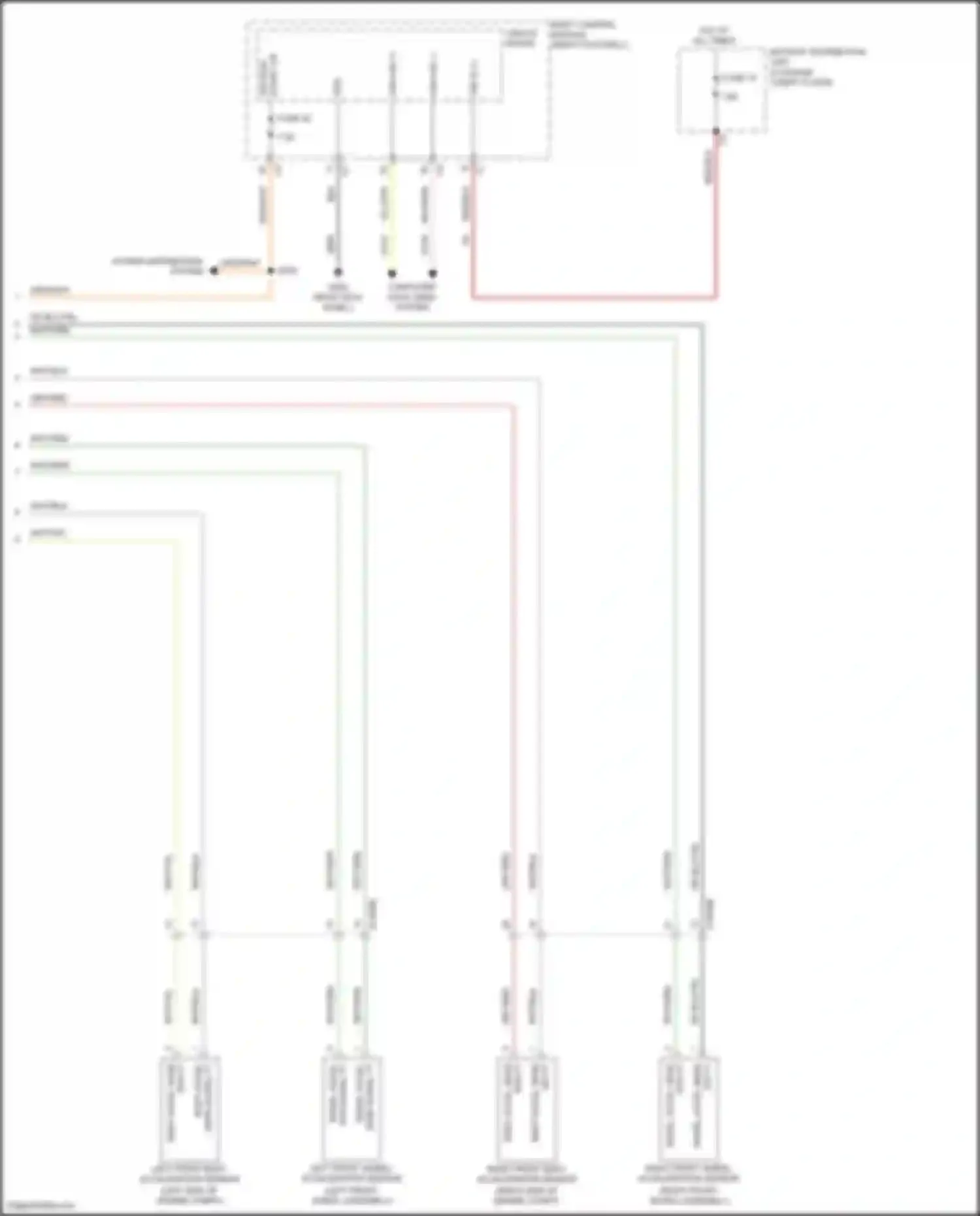 Wiring diagram power distribution system for Alfa Romeo Stelvio I (2017-2024) (6 of 6)