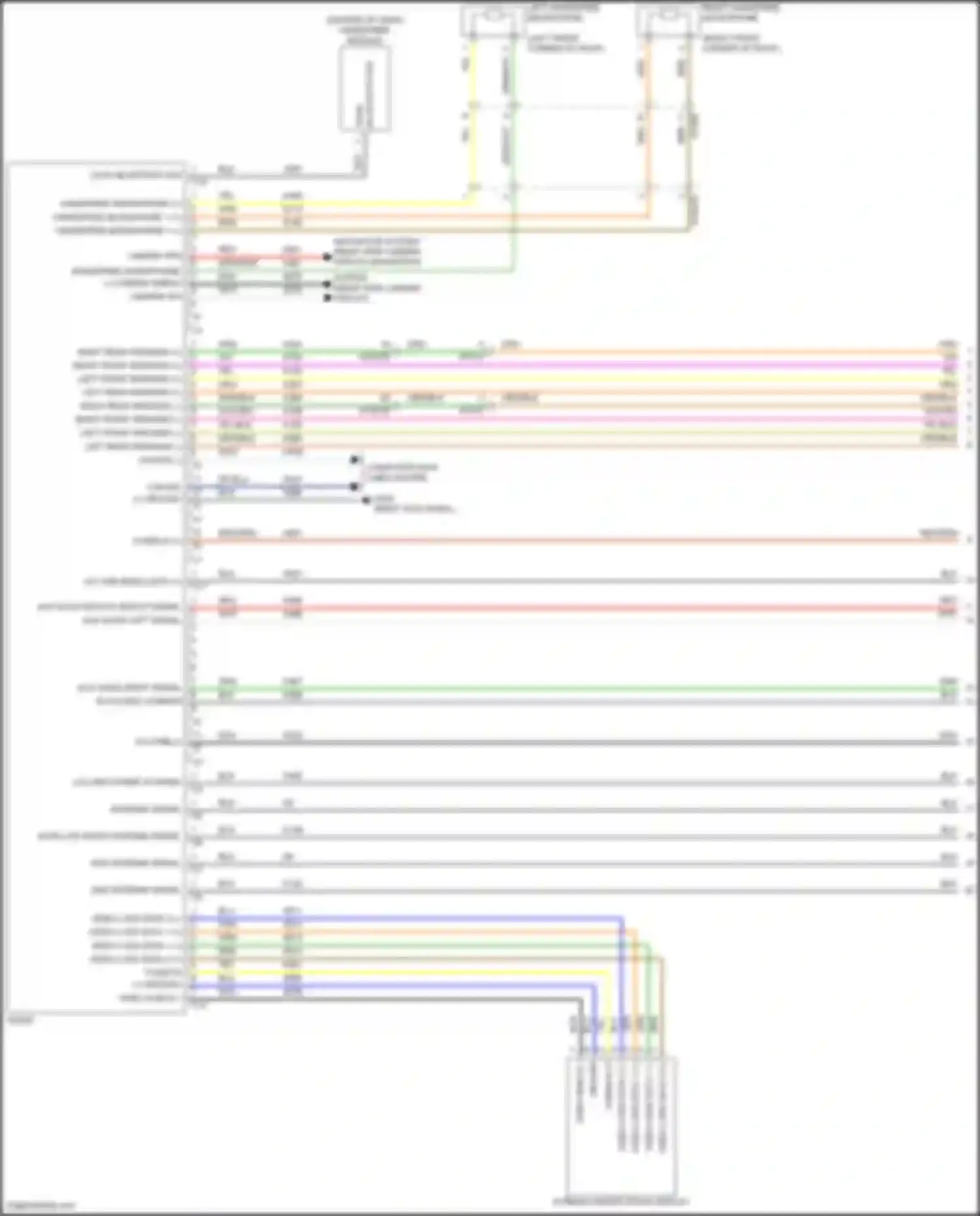 Wiring diagram satellite radio antenna signal for Alfa Romeo Stelvio I (2017-2024) (1 of 6)
