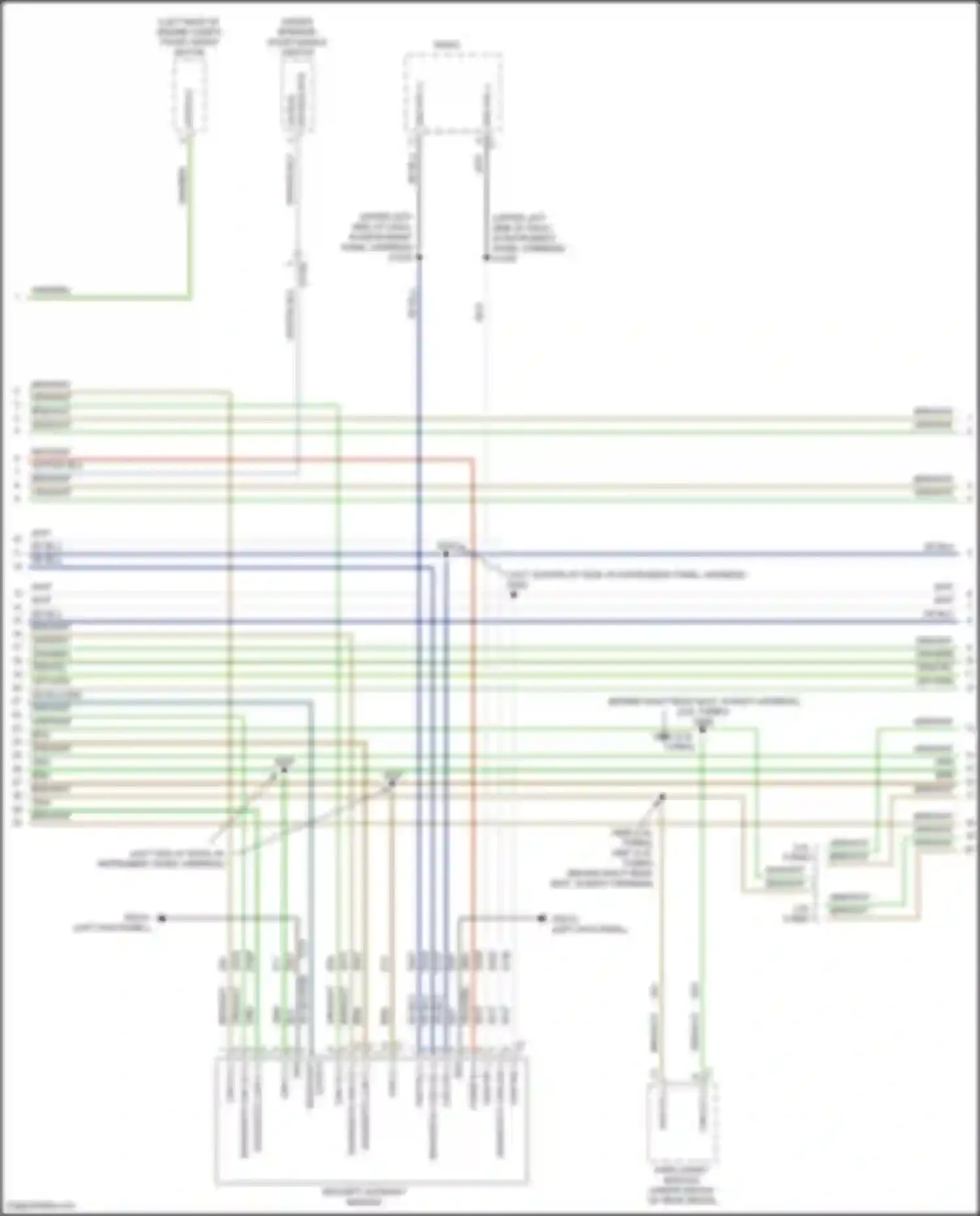 Wiring diagram sw mod rtn for Alfa Romeo Stelvio I (2017-2024) (2 of 4)