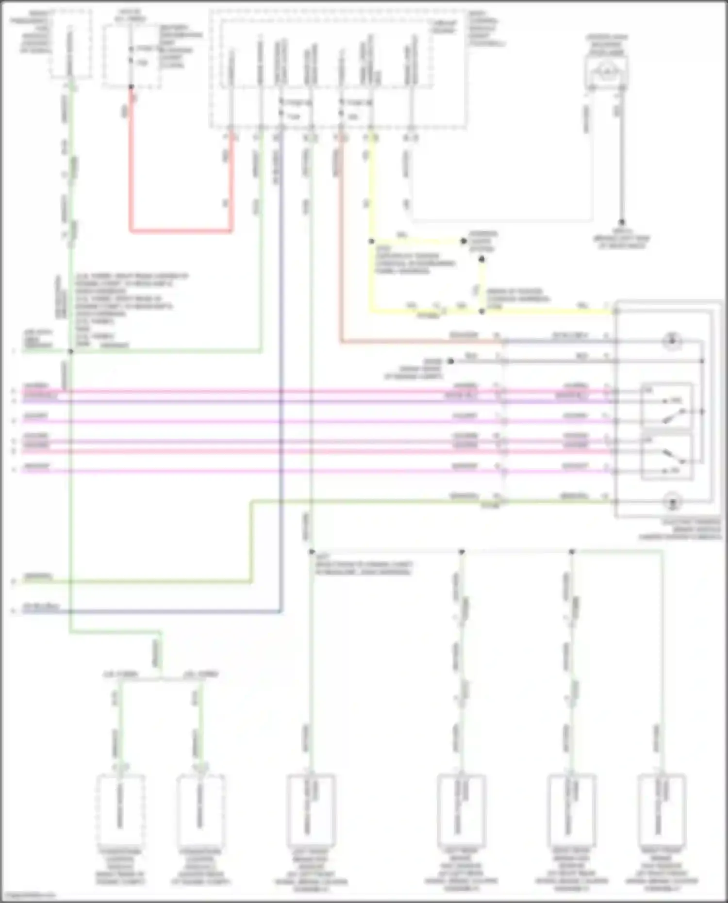 Wiring diagram switch output for Alfa Romeo Stelvio I (2017-2024) (1 of 1)