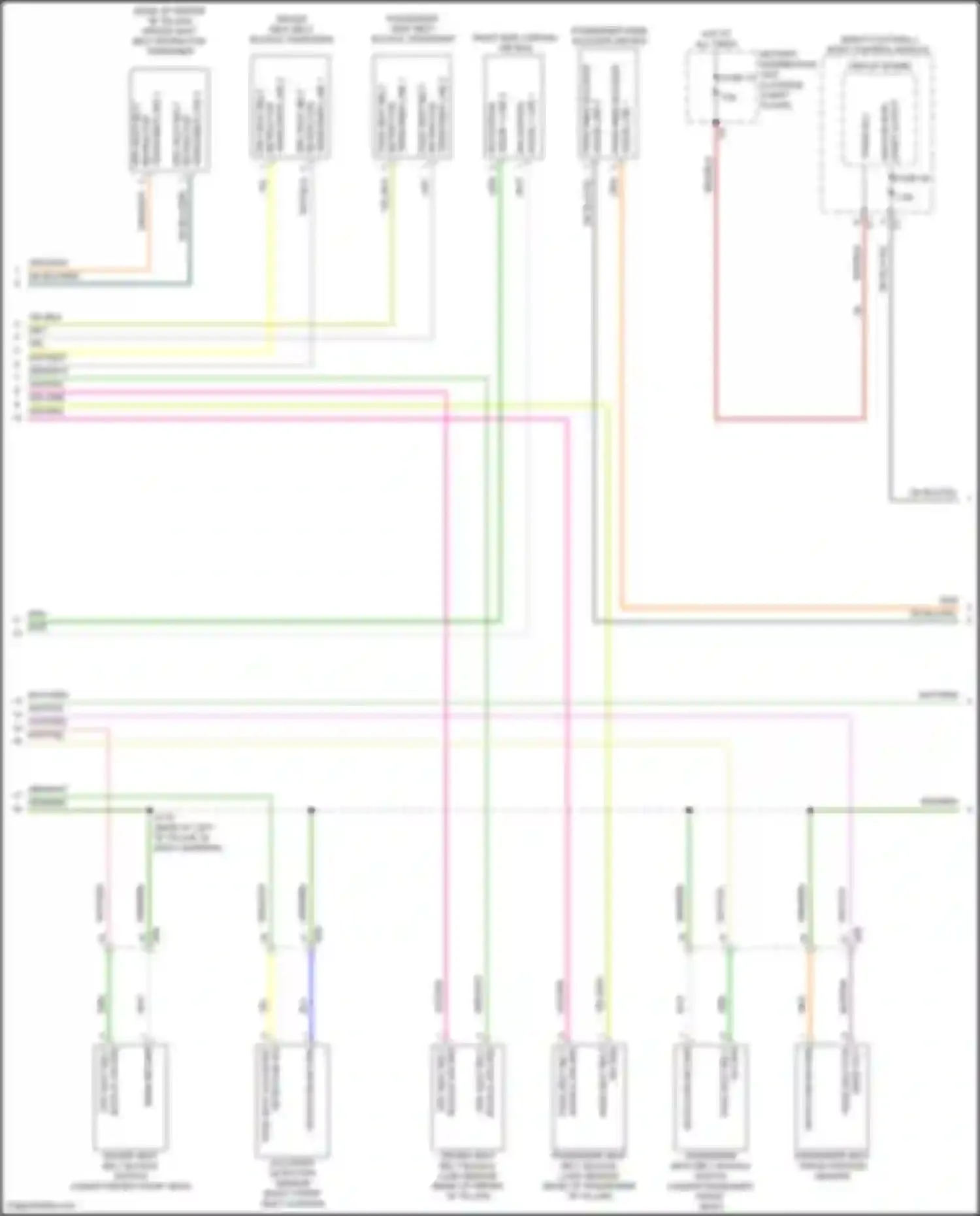 Wiring diagram tensioner line 2 for Alfa Romeo Stelvio I (2017-2024) (2 of 2)